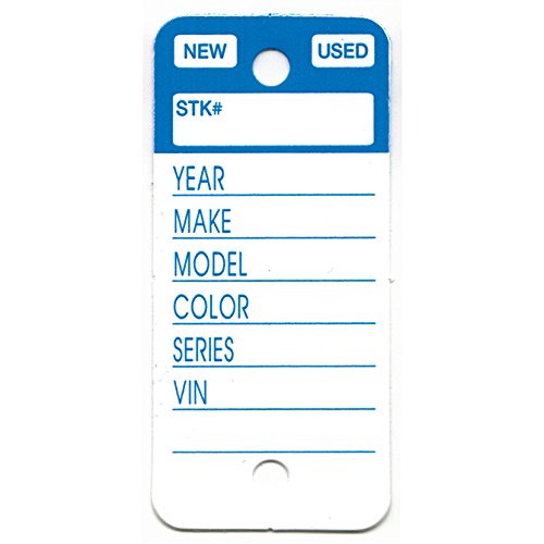 Premium Stripe Key Tags (Blue) - Durable & Stylish Keychains for Home, Office, and Travel Organization