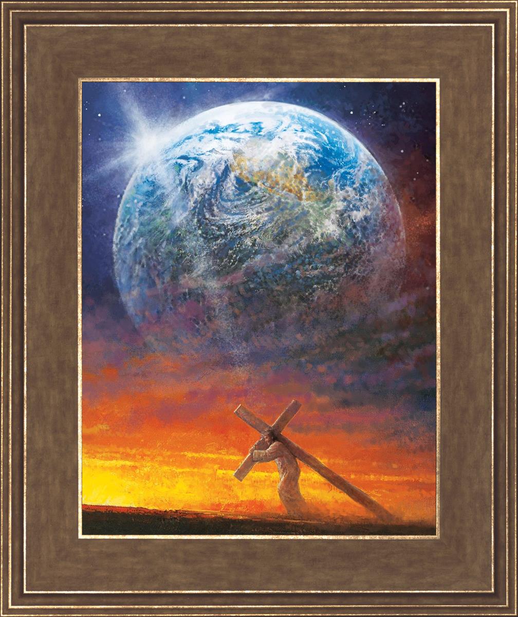 Behold, The Lamb of God - Religious Wall Art Decor for Home & Church - Perfect for Christian Faith Inspiration & Worship Spaces