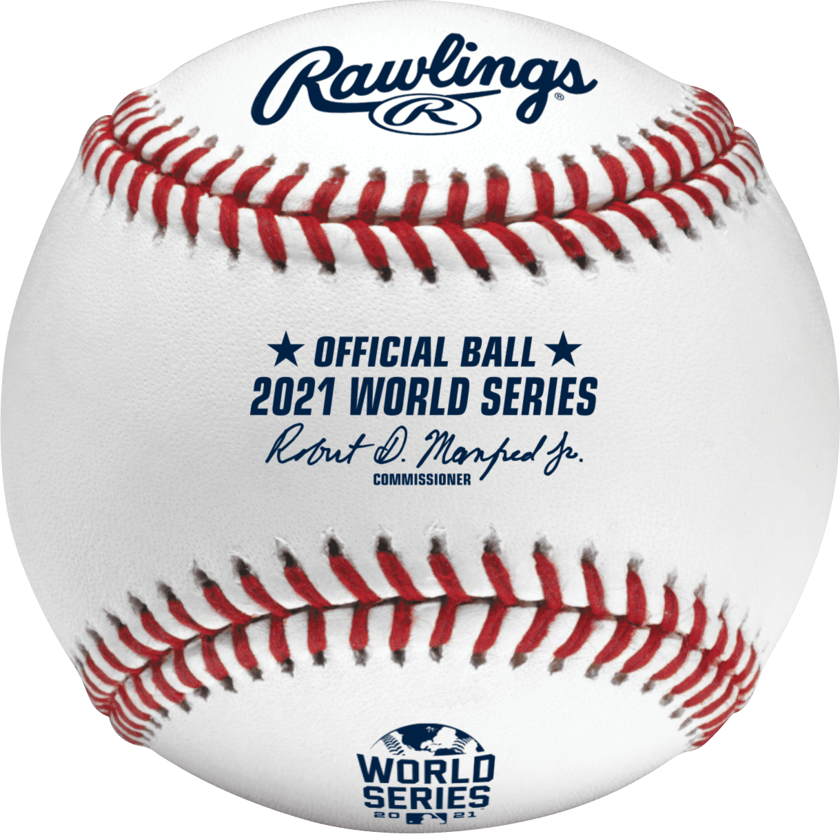 Rawlings Official 2021 World Series Game Baseball WSBB21 - Authentic MLB Collectible for Fans & Memorabilia Enthusiasts