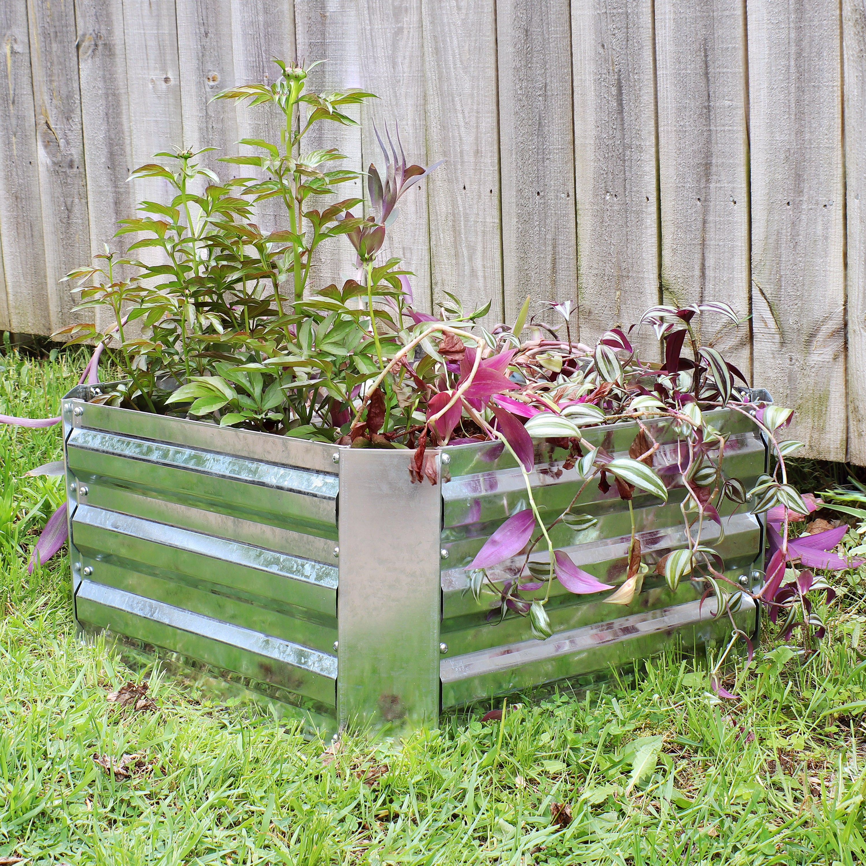 Galvanized Steel Raised Garden Bed 24