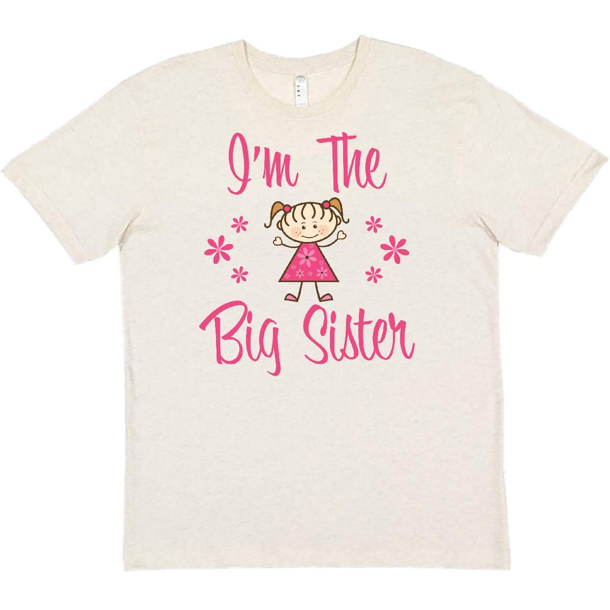 Inktastic The Big Sister T-Shirt - Funny Sibling Gift for Women & Girls - Soft Cotton Tee for Sisters Day, Birthday or Family Reunion - Perfect for Casual Wear & Matching Outfits