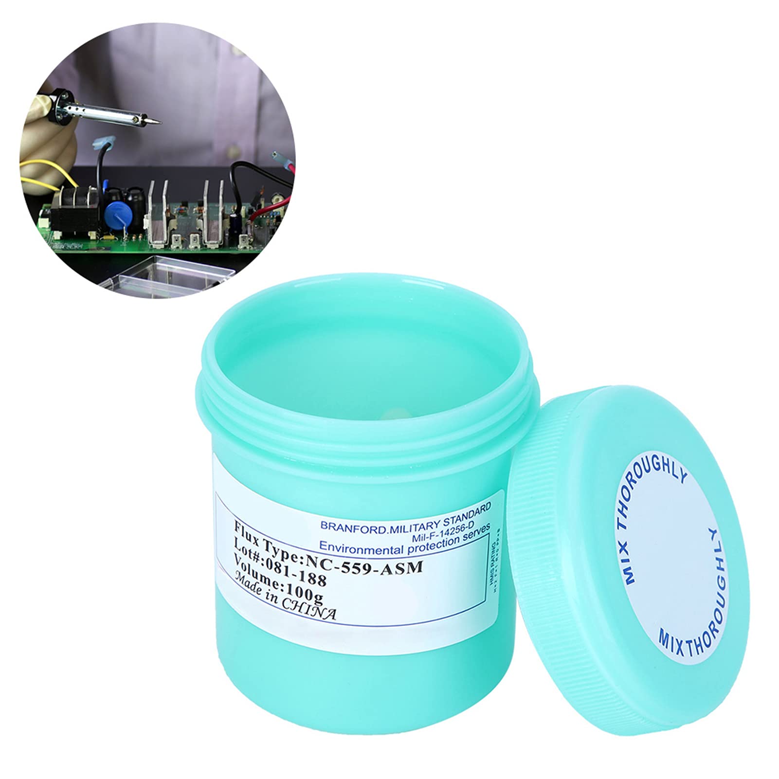 High-Quality Flux Paste Solder Paste for Phone & Watch Repair - NC-559-ASM 28um 180 (Pa·S) - Perfect for Electronics Soldering, PCB Repair, and DIY Projects