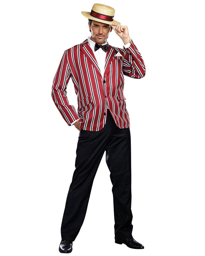 Good Time Charlie Men's 1920s Costume - Vintage Gangster Outfit for Halloween, Themed Parties & Cosplay