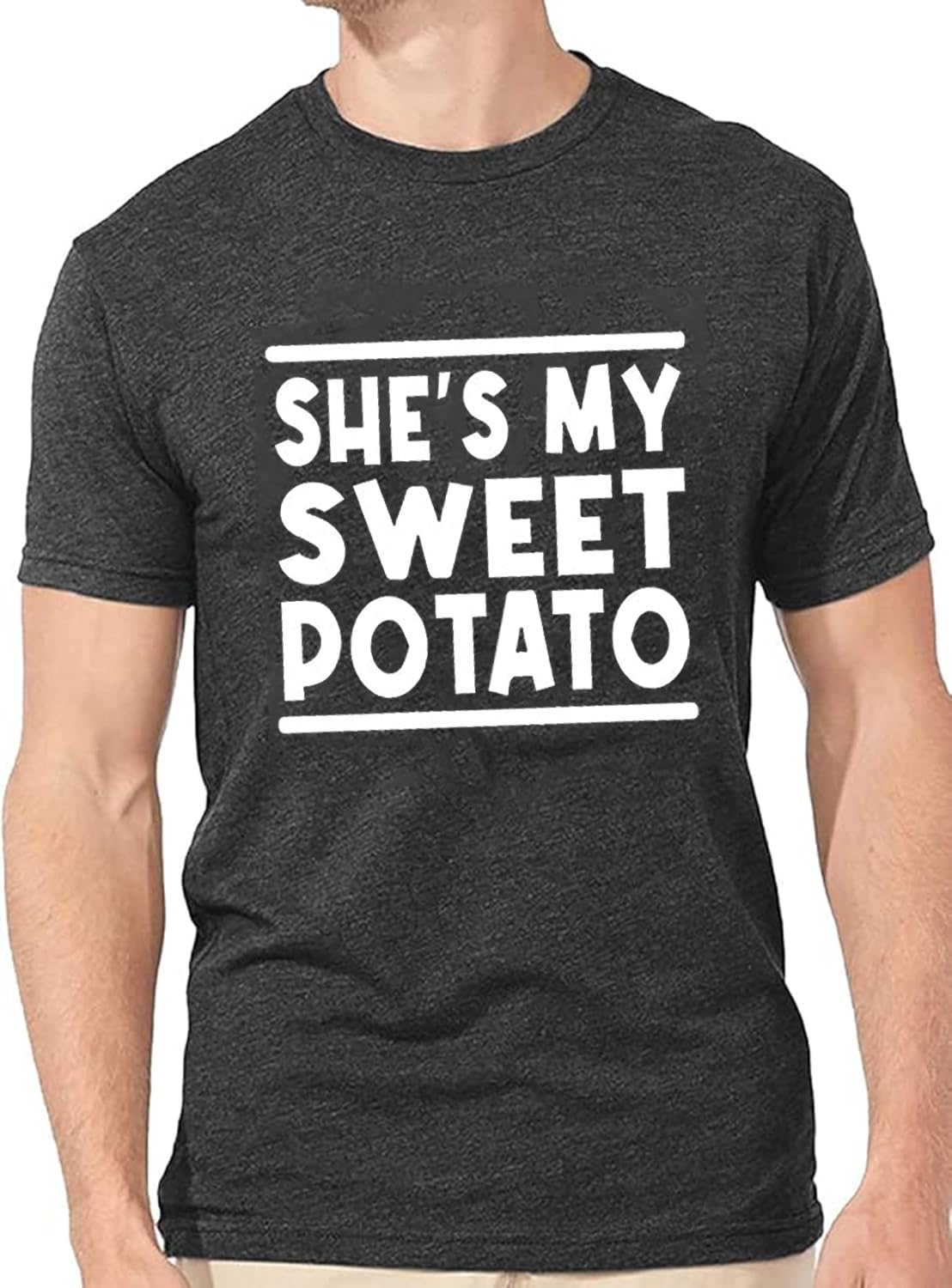 Thanksgiving Matching Couples T-Shirts - Sweet Potato & Yam Couple Tees for Husband & Wife | Cute Casual Thanksgiving Outfits for Family Gatherings & Holiday Photos