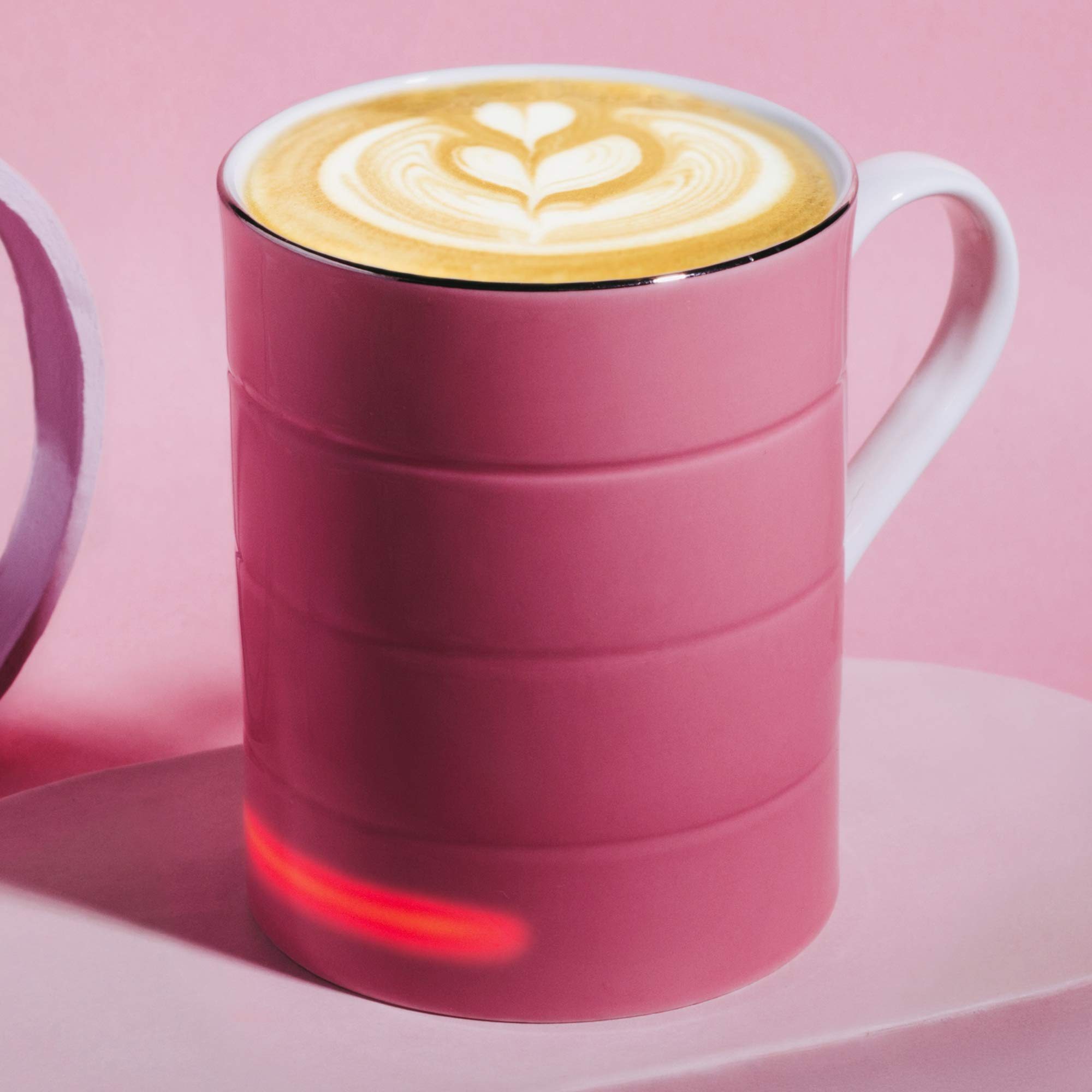 Glowstone Smart Mug – 11oz Fine Bone China Self-Heating Coffee Cup with Wireless Charging | Dishwasher Safe Ceramic Tea Mug | 1-Hour Battery Life | Perfect for Office, Home & Travel Use