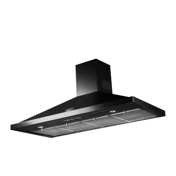 Falcon 110cm Traditional Canopy Range Hood - Black (FALHDCP110BC) | Powerful Kitchen Exhaust Fan for Smoke & Odor Removal | Ideal for Home Cooking & Restaurant Use