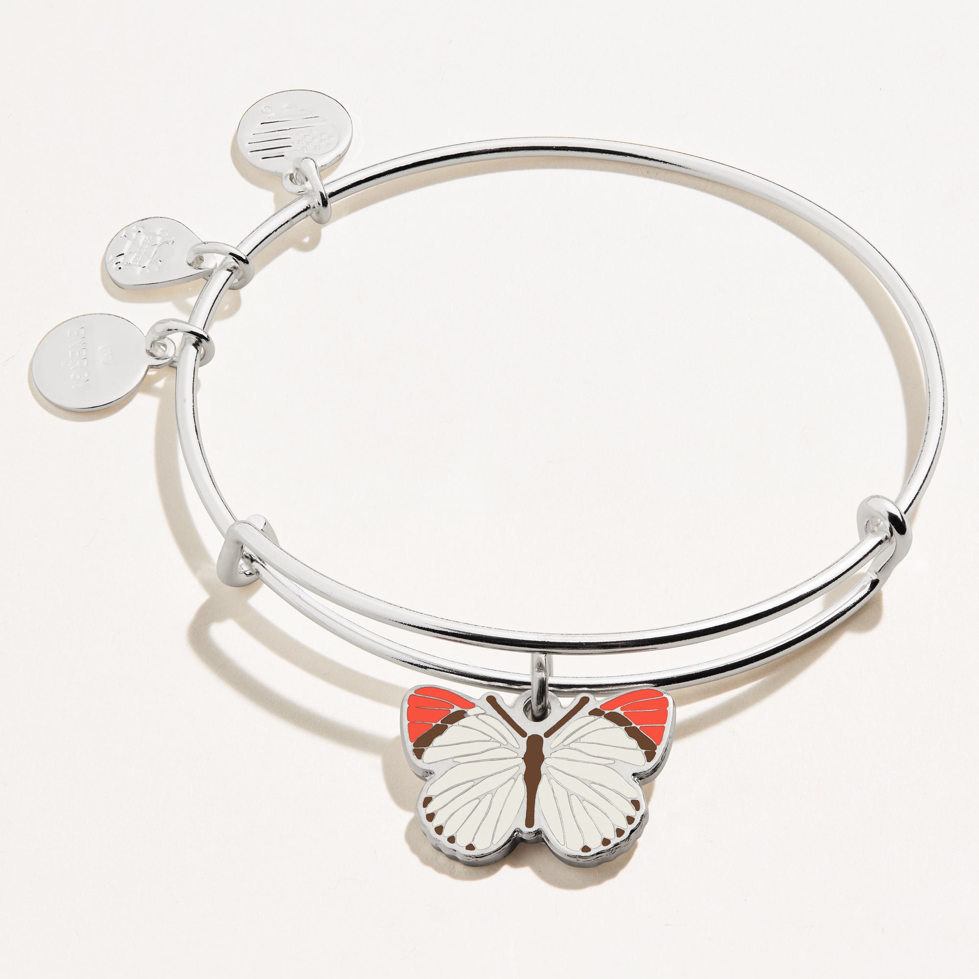 Colotis Danae Butterfly Charm Bangle - Elegant Sterling Silver Jewelry for Women | Perfect for Weddings, Parties & Everyday Wear