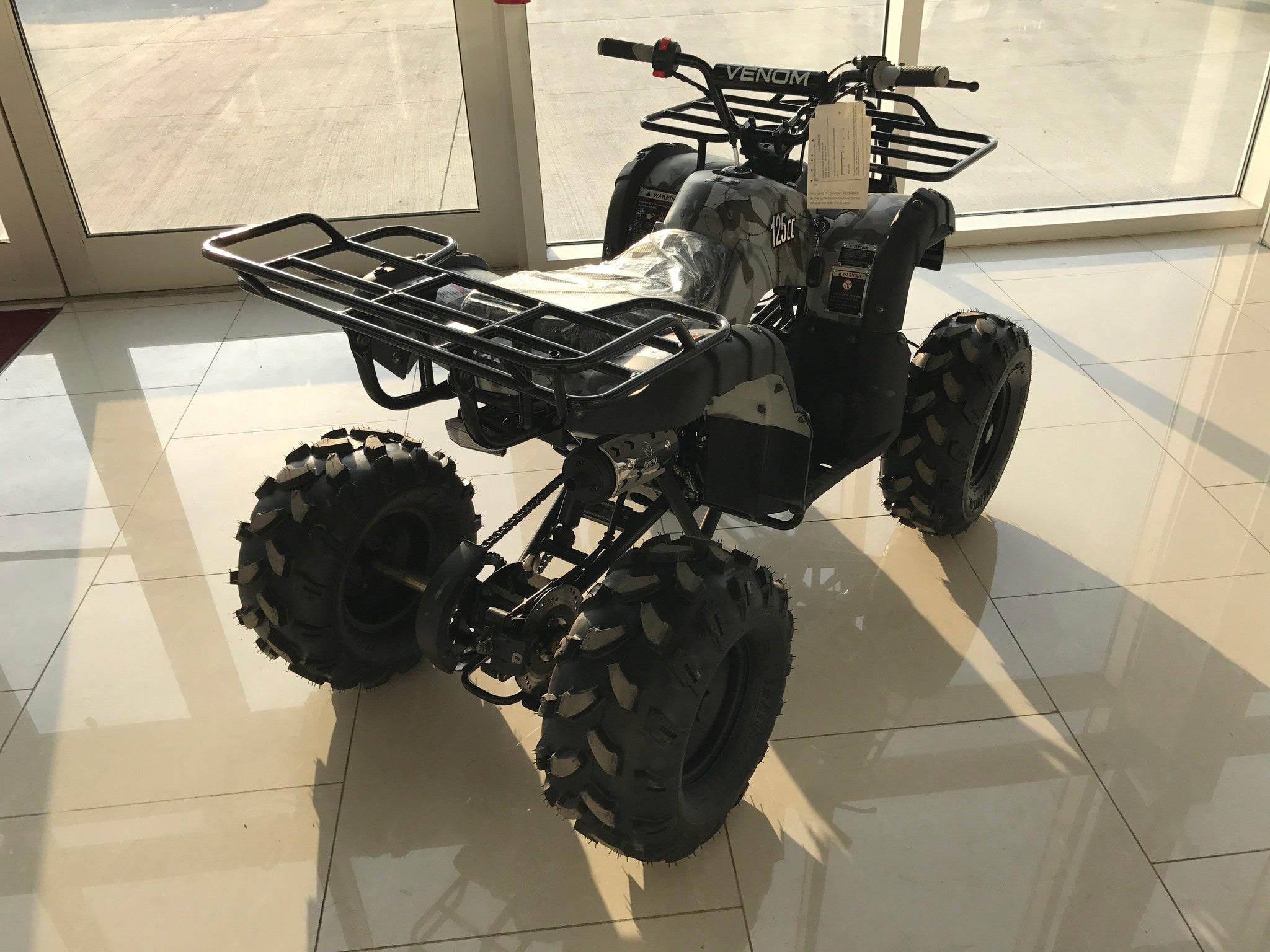 Venom Kodiak 125cc ATV - Fully Automatic with Reverse Gear for Off-Road Adventure & Trail Riding