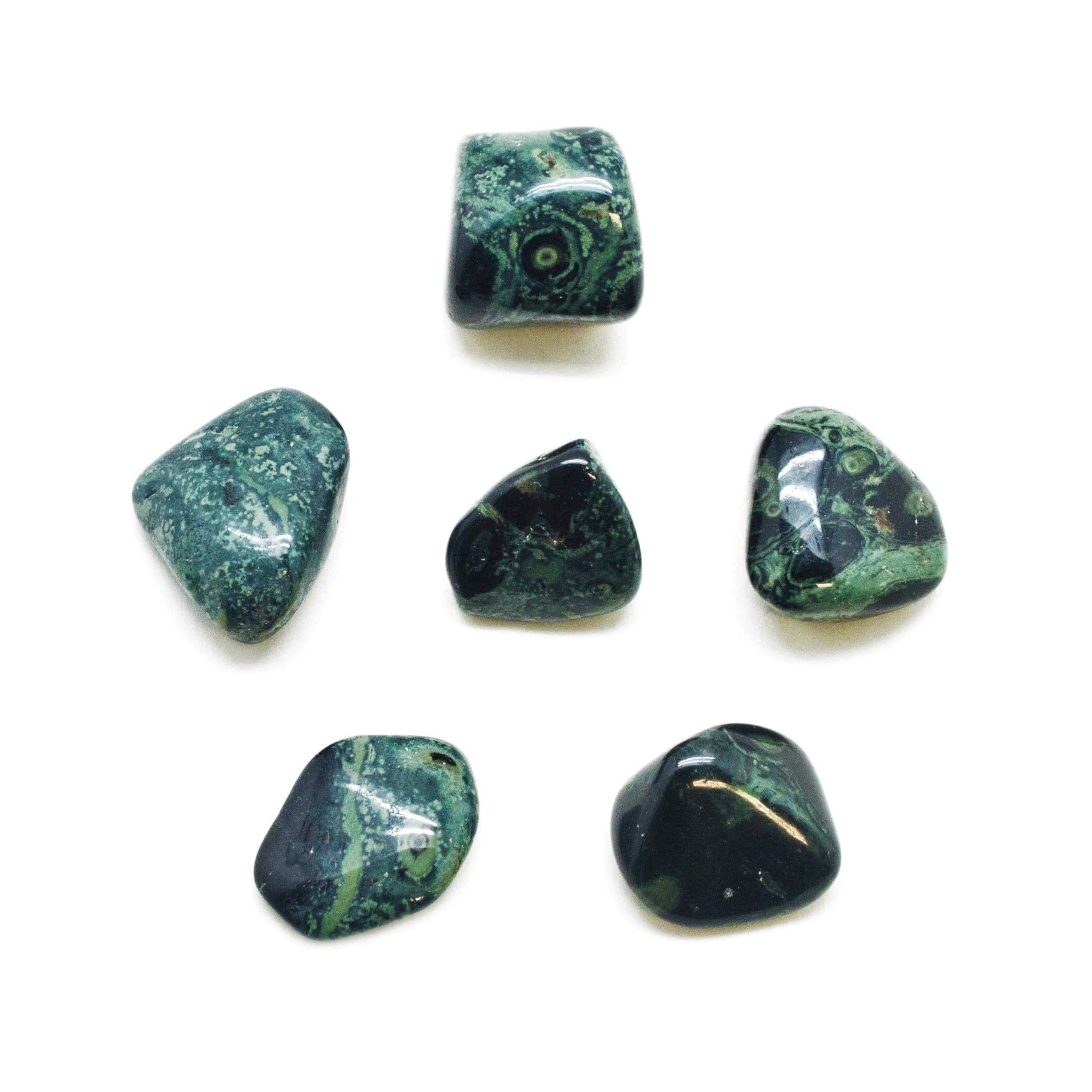 Kambaba Jasper Tumbled Pocket Stone - Natural Healing Crystal for Stress Relief & Meditation | Perfect for Anxiety Relief, Chakra Balancing & Spiritual Growth