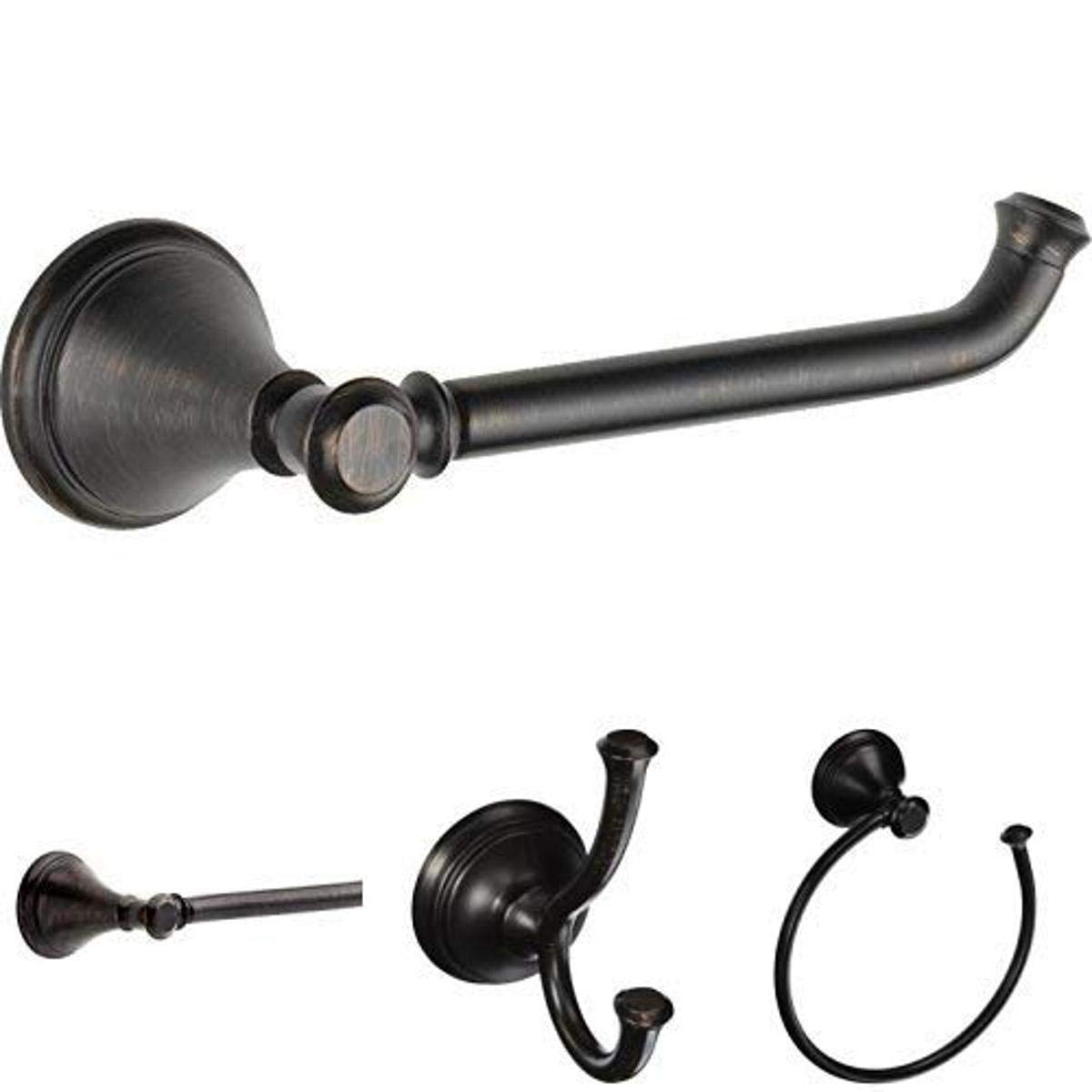 Delta Cassidy 4-Piece Bathroom Hardware Set - 24