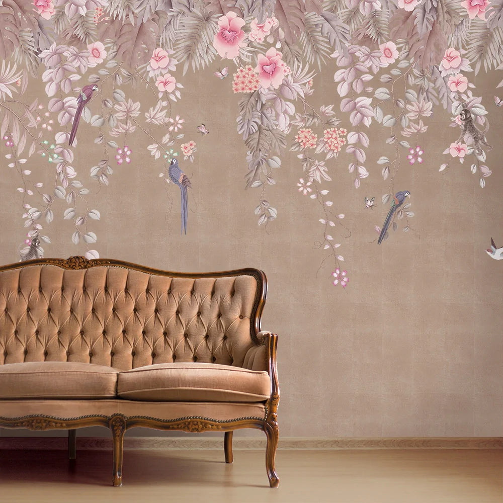 Self-Adhesive Canopy Wall Mural - Easy Peel & Stick Wallpaper for Bedroom, Nursery & Living Room Decor