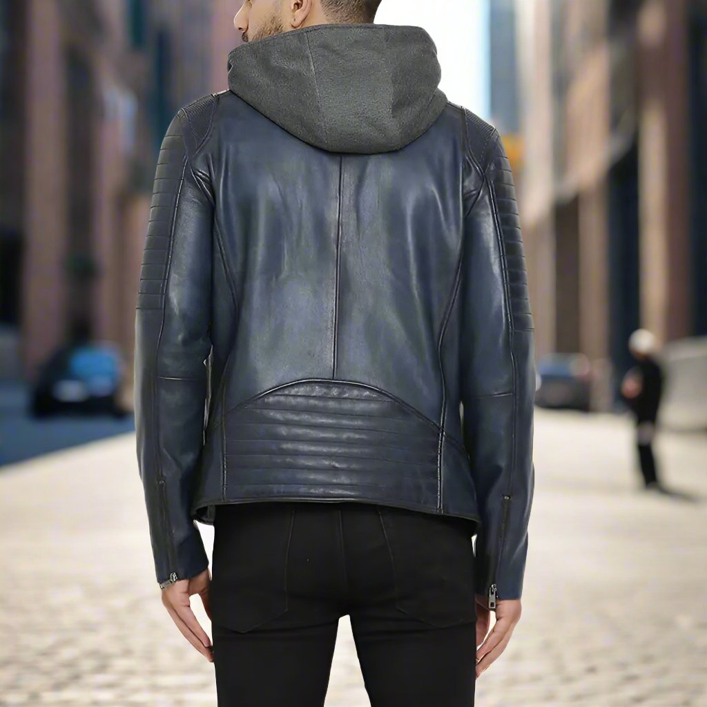 BOL Men's Bally Genuine Lambskin Leather Jacket - Premium Biker Style Outerwear for Casual Wear & Motorcycle Riding