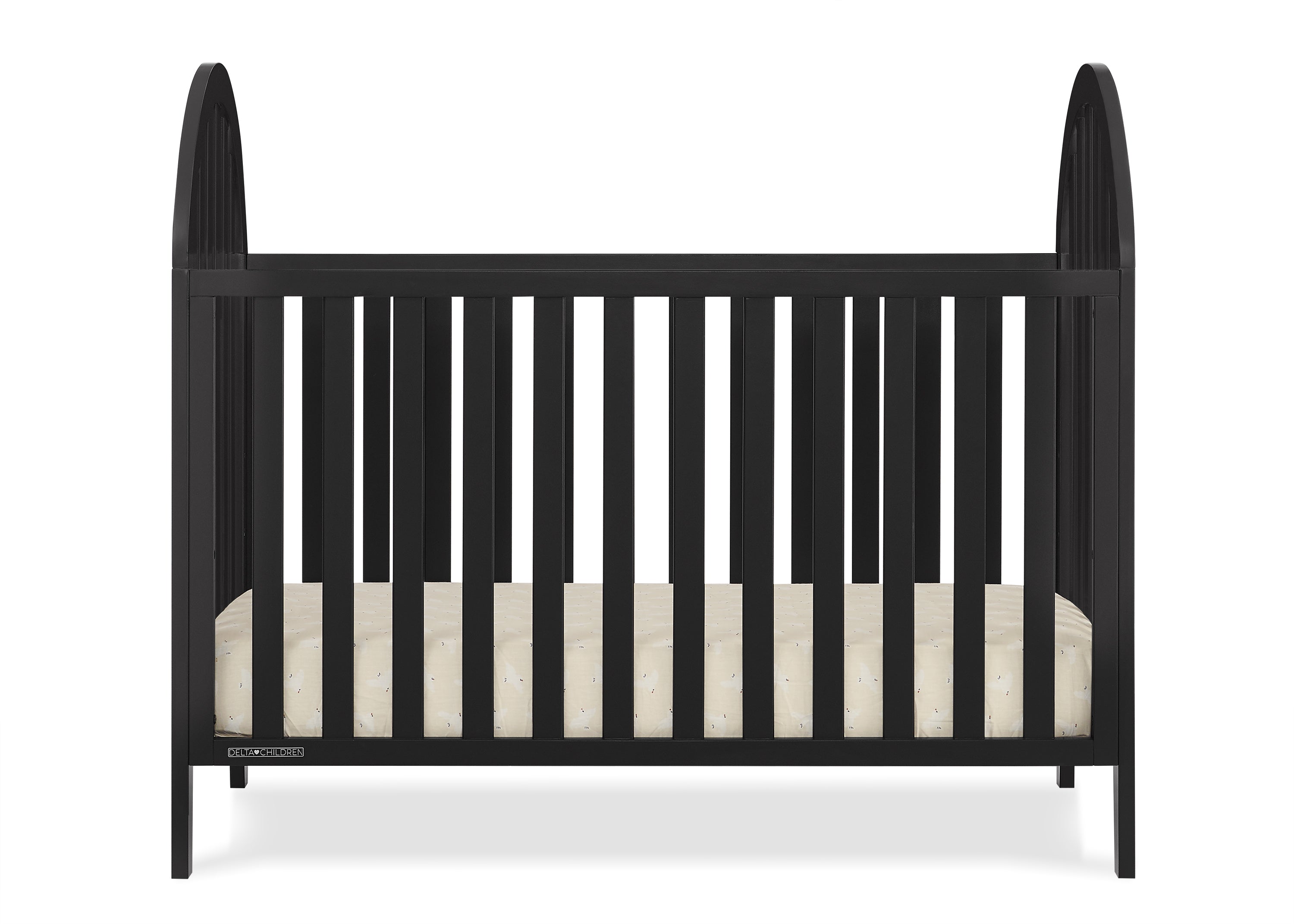 Milano 4-in-1 Convertible Baby Crib - Toddler Bed, Daybed & Full-Size Bed - Nursery Furniture for Boys & Girls - Perfect for Newborn to Teen Years