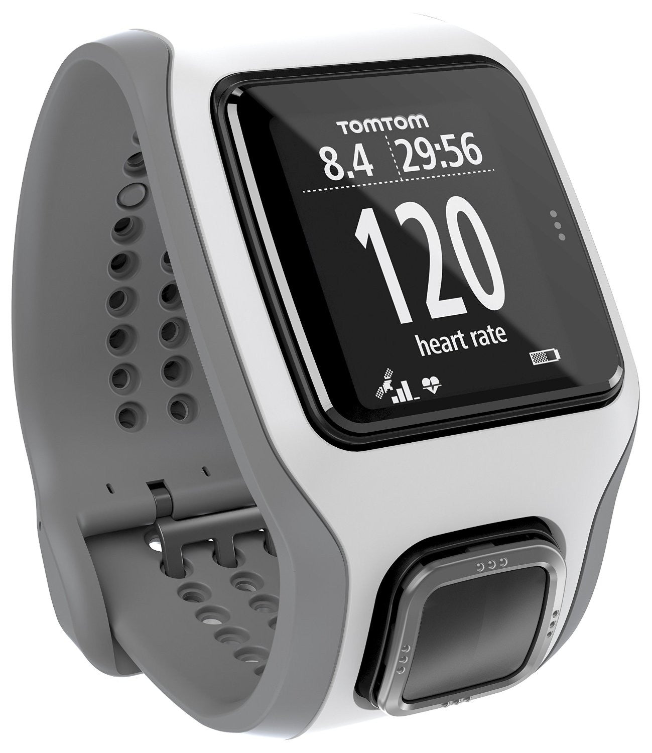TomTom Runner Cardio GPS Sports Watch - Heart Rate Monitor, Distance Tracking & Waterproof Design for Running, Cycling & Outdoor Fitness Activities
