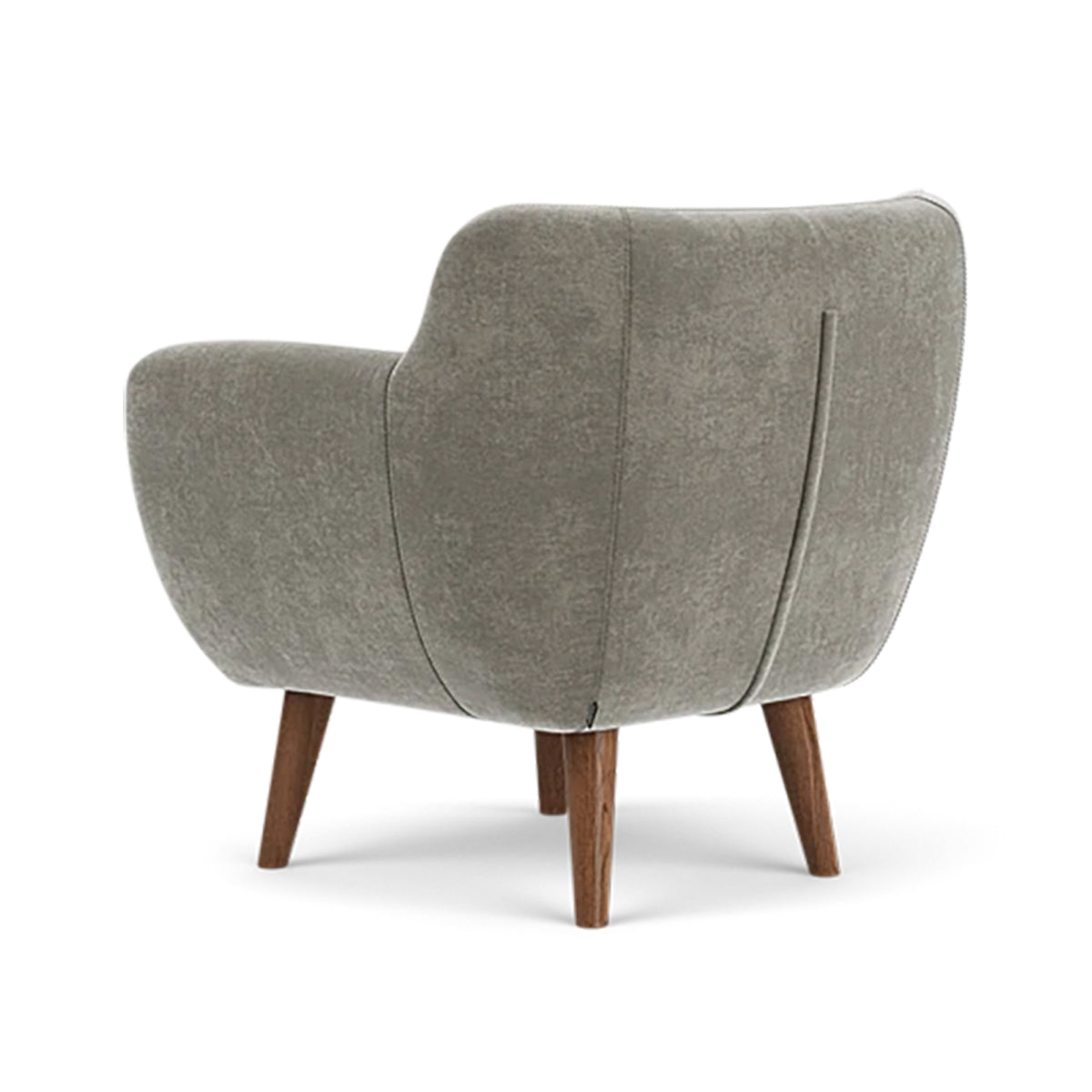 Anne Fabric Armchair - Modern Upholstered Accent Chair for Living Room, Bedroom & Office - Comfortable Lounge Chair with Sturdy Wooden Legs (Perfect for Reading, Relaxing & Home Decor)