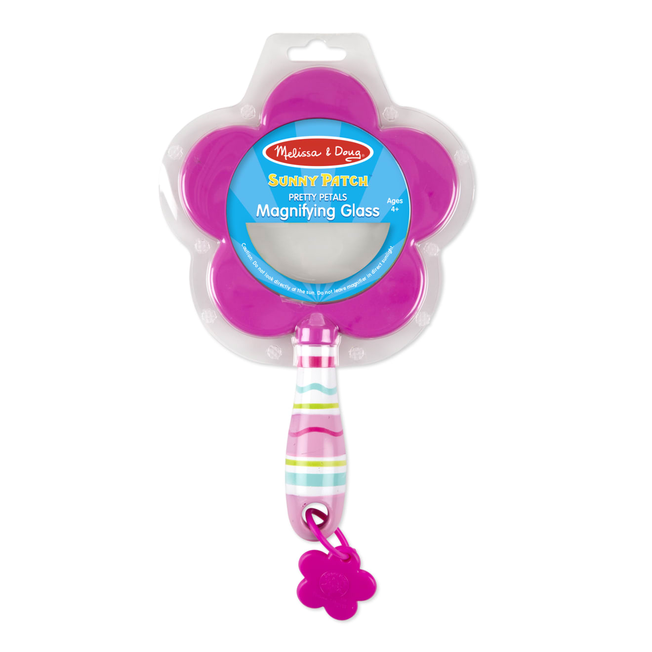Pretty Petals Magnifying Glass - 5X Handheld Magnifier with LED Light for Reading, Jewelry, Crafts & Hobbies - Perfect for Seniors & Low Vision Aid