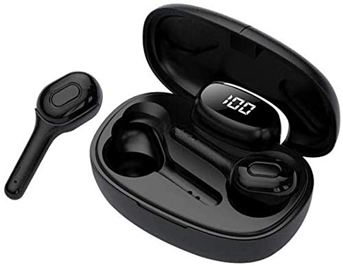 Smart Language Translator Device - Portable Bluetooth Electronic Translator with 72 Languages, Wireless Headset for Real-Time Translation | Perfect for Travel, Business Meetings, Sports & Learning (Black)