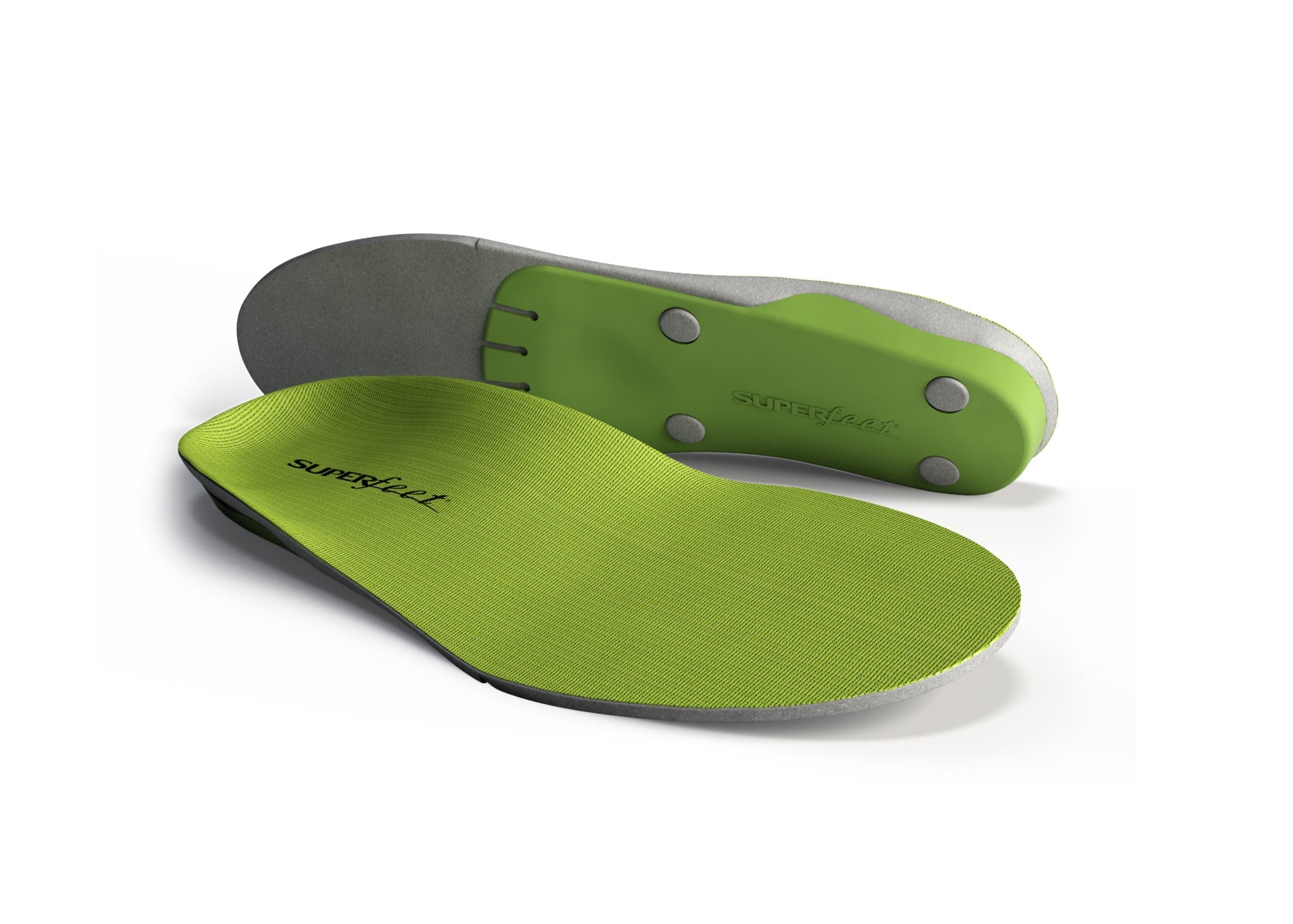 Superfeet Unisex Green Premium Support & Comfort High Profile Insole (Wide Fit) - Ideal for Running, Hiking & All-Day Comfort
