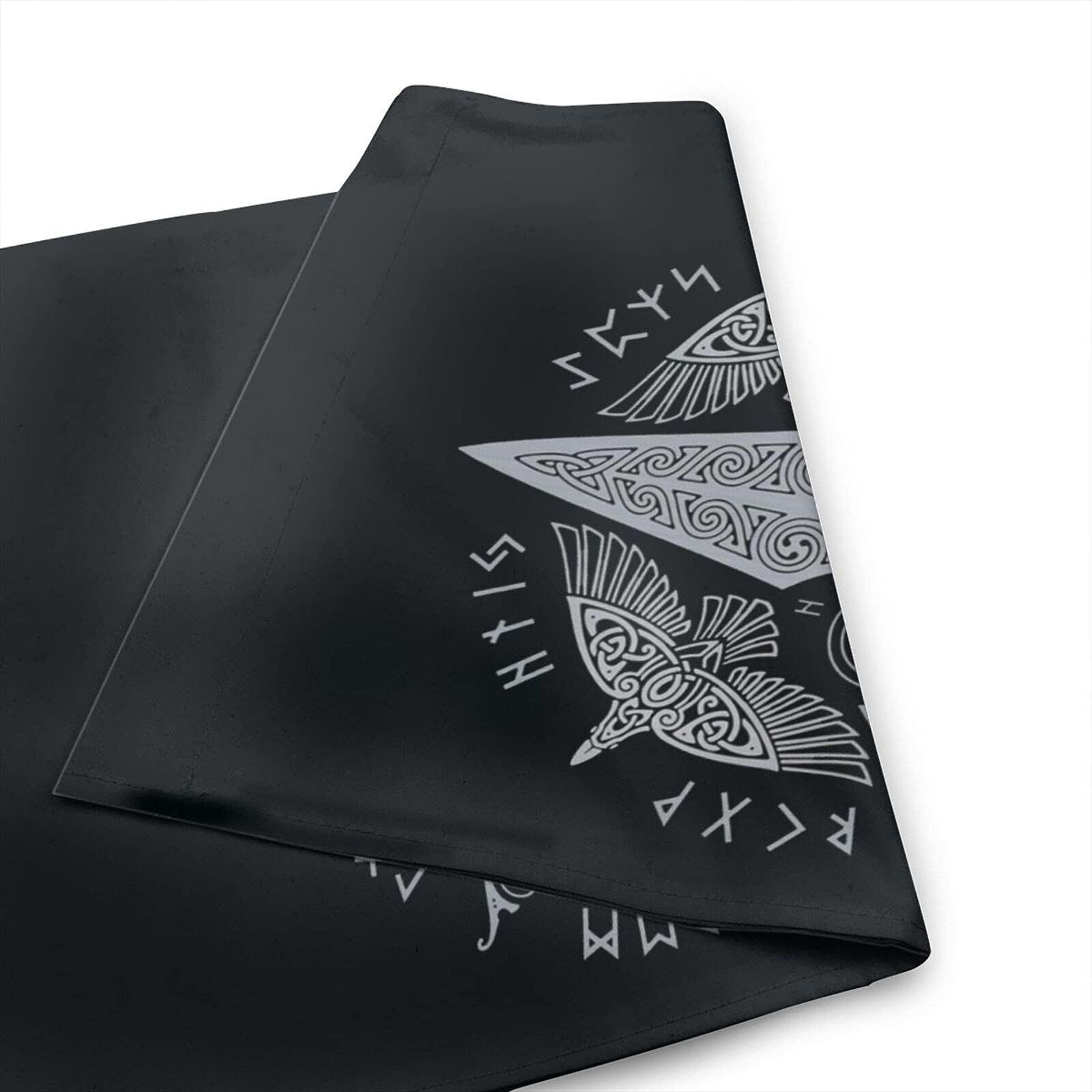 Viking Raven Symbol Double Sided Garden Flag - Outdoor & Indoor Decor for Home, Yard, and Garden - Perfect for Viking Themed Parties & Norse Mythology Enthusiasts