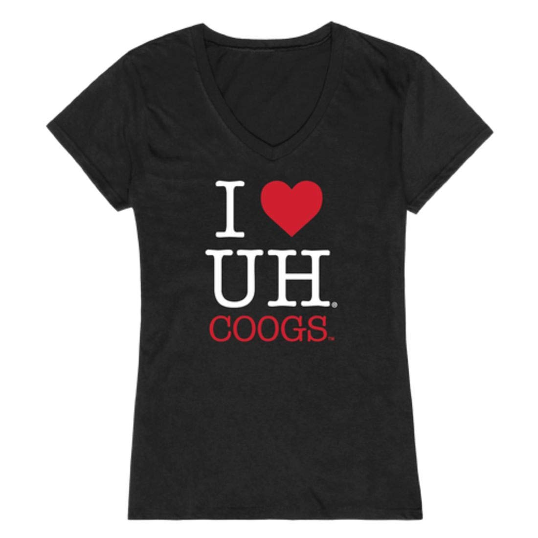 University of Houston Cougars Women's T-Shirt - Black UH Apparel for Fans | Game Day, School Spirit & Casual Wear