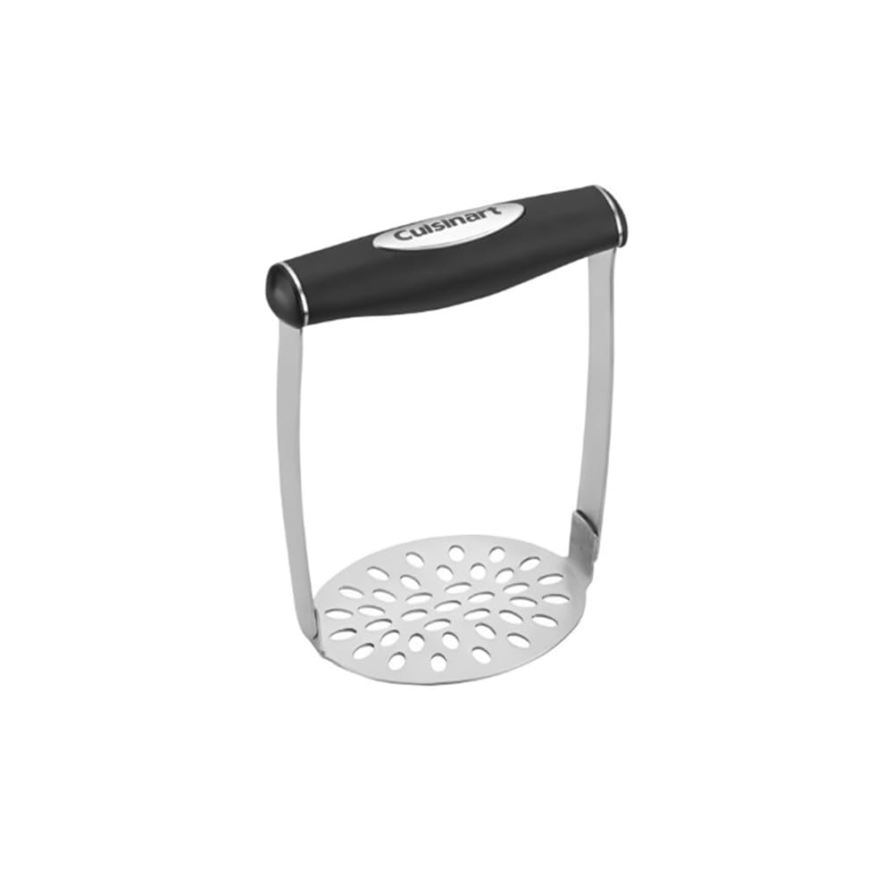 Premium Cuisinart Potato Masher - Stainless Steel Kitchen Tool for Smooth Mashed Potatoes, Baby Food & Baking - Ergonomic Non-Slip Handle (Ideal for Thanksgiving, Family Dinners & Meal Prep)