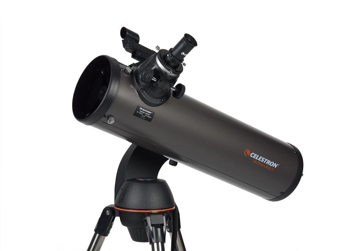 NexStar 130 SLT Computerized Telescope for Astronomy Beginners - Portable Telescope with Auto Tracking for Stargazing, Moon & Planet Viewing - Perfect for Backyard Observation & Astrophotography