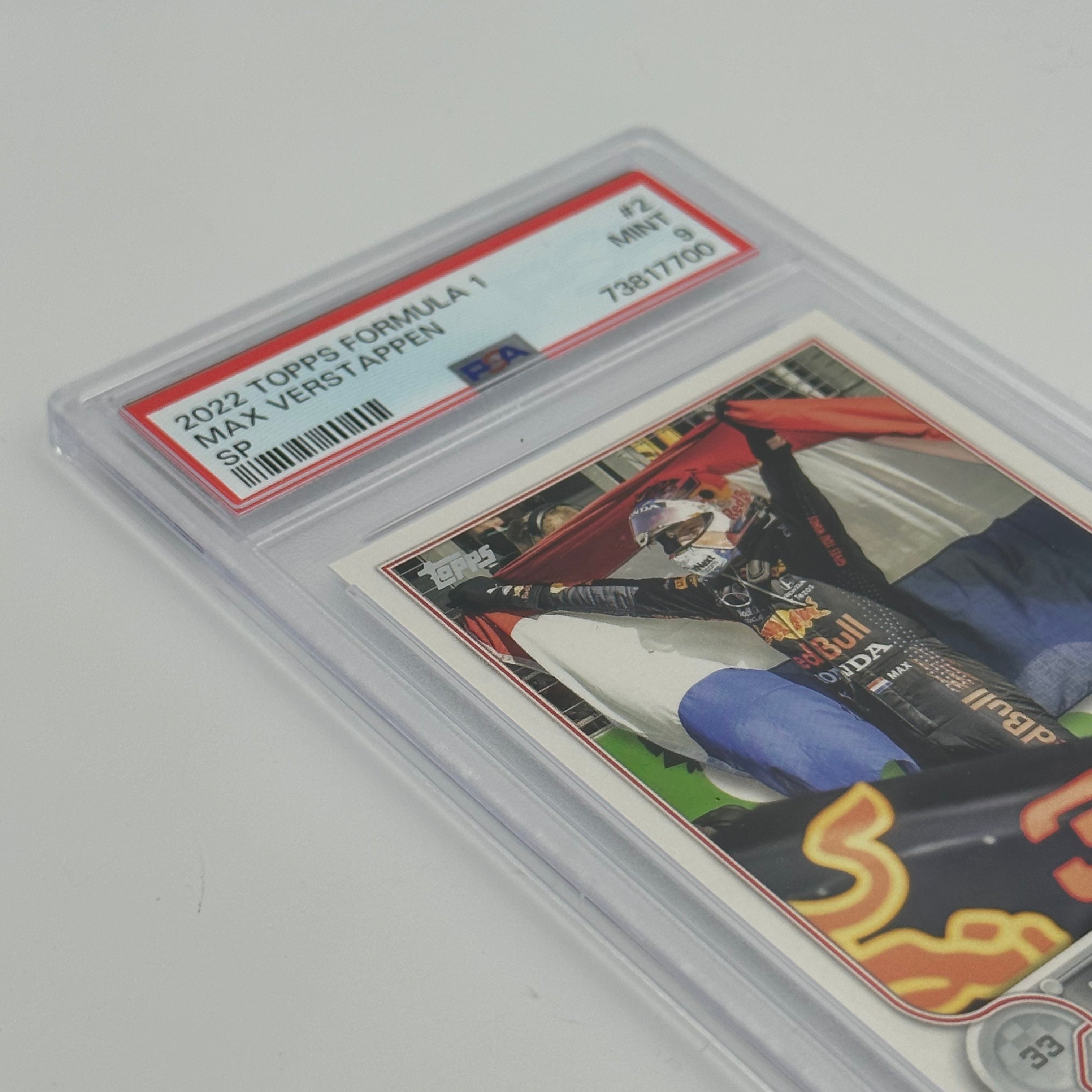 PSA 9 Graded MAX VERSTAPPEN #2 SP Trading Card - Perfect for Collectors, Sports Memorabilia Enthusiasts & Formula 1 Fans