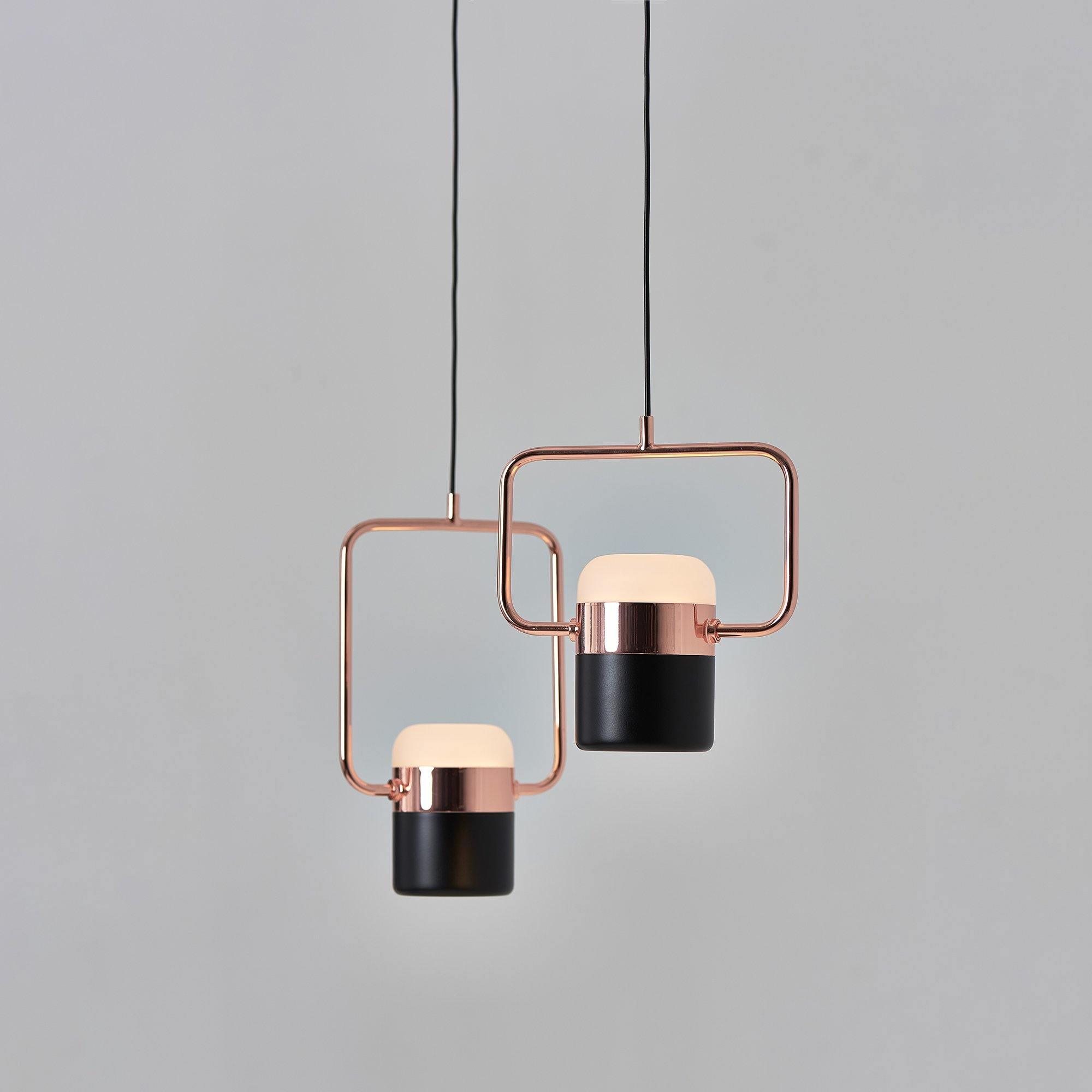 Adjustable Glass Pendant Light Fixture - Modern Dimmable Hanging Chandelier for Kitchen Island, Dining Room & Bedroom Lighting
