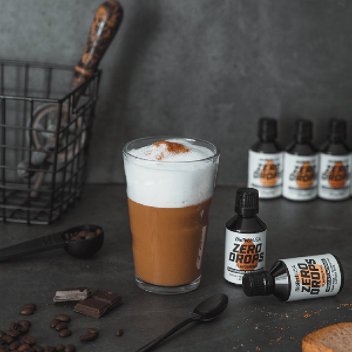 BioTech USA Zero Drops 50ml - Sugar-Free Flavor Enhancer for Coffee, Tea & Baking | Zero Calorie Sweetener Drops for Keto & Diabetic Diet | Perfect for Home, Office & Gym Use