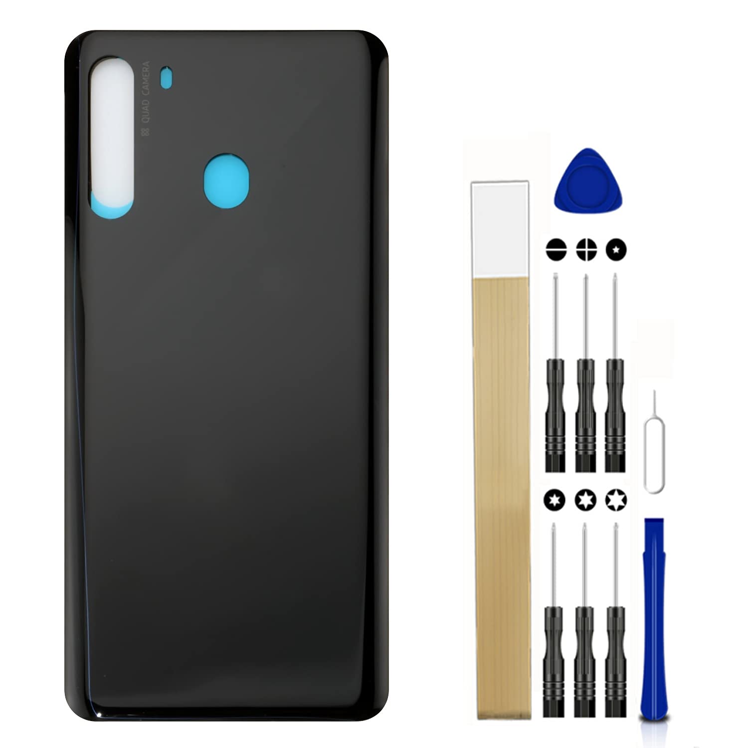 Original Samsung Galaxy A21 SM-A215U Back Cover Replacement with Tools Kit - Compatible with MetroPCS (Excludes Camera Frame & Lens) - Perfect for DIY Phone Repairs & Protection