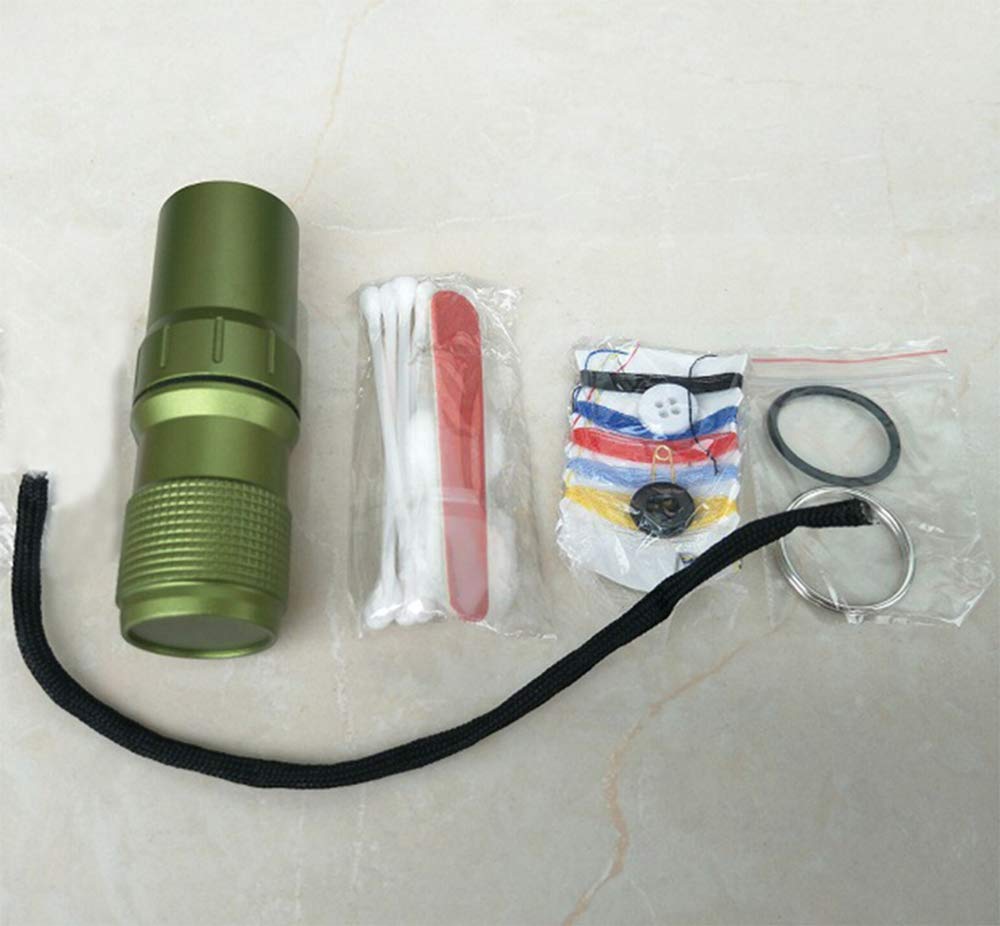 Waterproof EDC Capsule Tube - Portable Survival Waterproof Pill Container for Outdoor Adventures, Emergency Preparedness & Hiking Essentials (Green) | Compact Medicine Storage for Camping, Travel & First Aid Kits