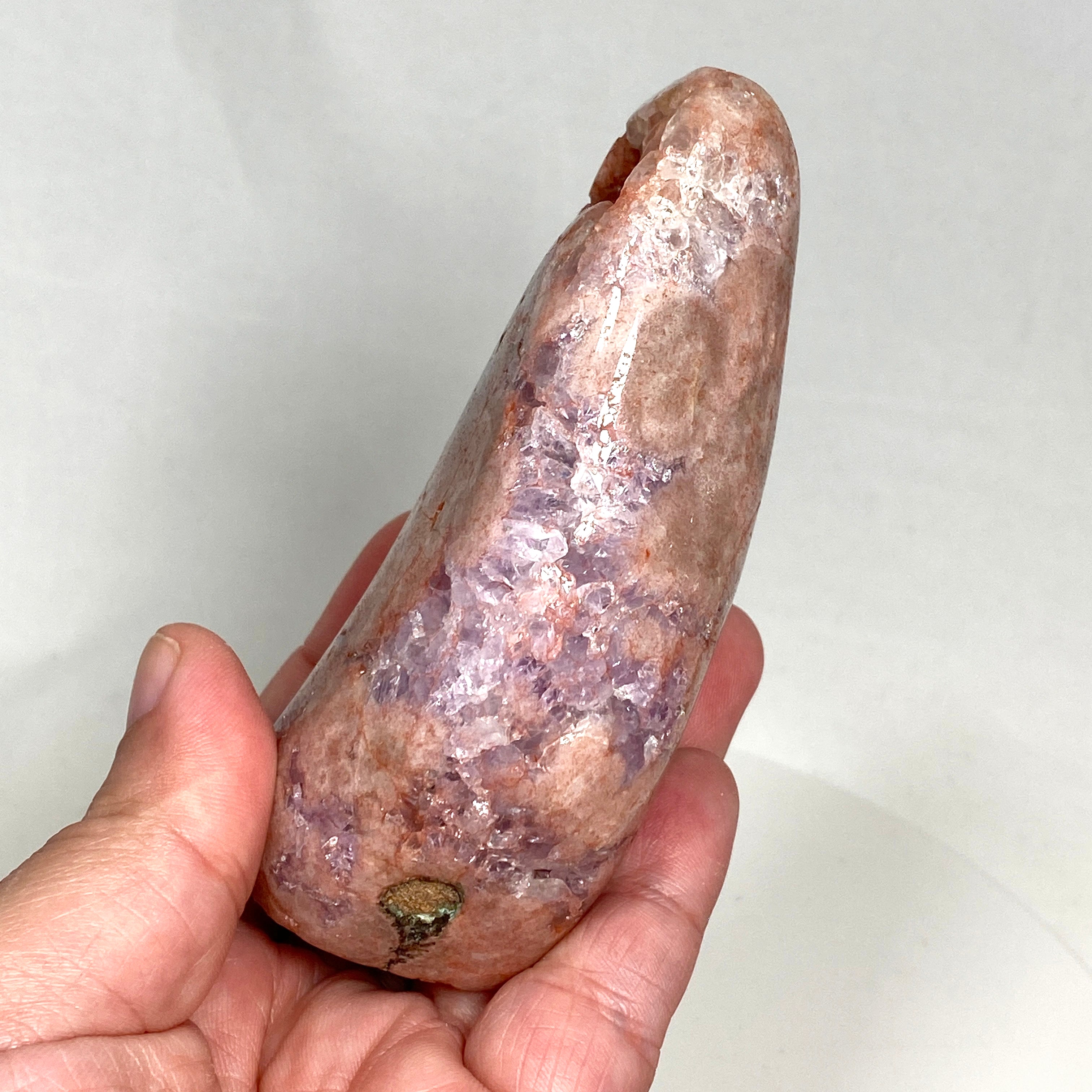 Natural Pink Amethyst Freeform Stone - Healing Crystal for Meditation, Yoga & Home Decor (PAF 03) | Perfect for Spiritual Gifts, Reiki Energy Work & Positive Vibes