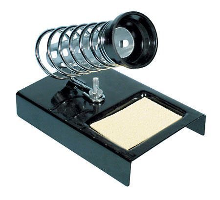 Tenma 21-8160 Iron Holder with Sponge (1-Piece) - Heat Resistant Soldering Iron Stand with Cleaning Sponge for Electronics Repair, DIY Projects & Hobbyists - Perfect for Workbench & Home Workshops