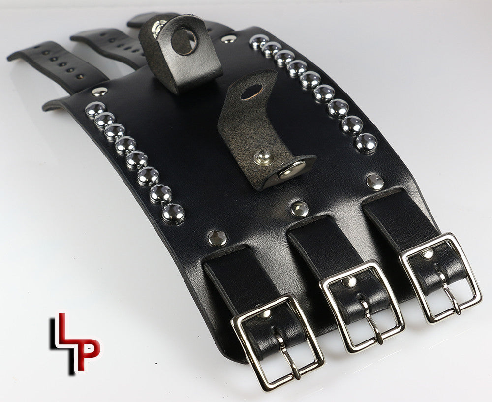 Stylish Studded Leather Watch Band - 4mm Wide for Men & Women | Perfect for Casual, Business & Fashion Accessories