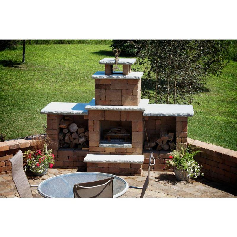 Compact Fireplace Kit by Necessories - Portable Indoor/Outdoor Heating Solution for Camping, Patio, and Home Decor
