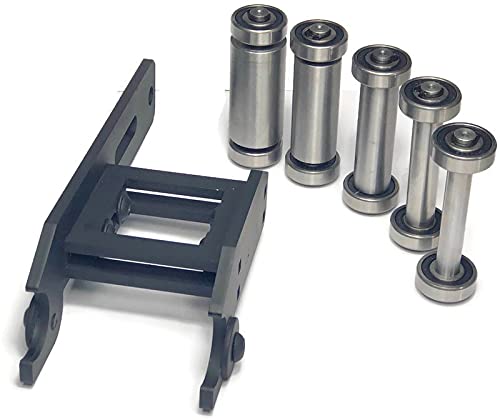 2x72 Belt Grinder Small Wheel Holder Set - 5 Sizes (7.8In) for Knife Making & Sharpening | Perfect for Knife Grinders, Metalworking & DIY Projects