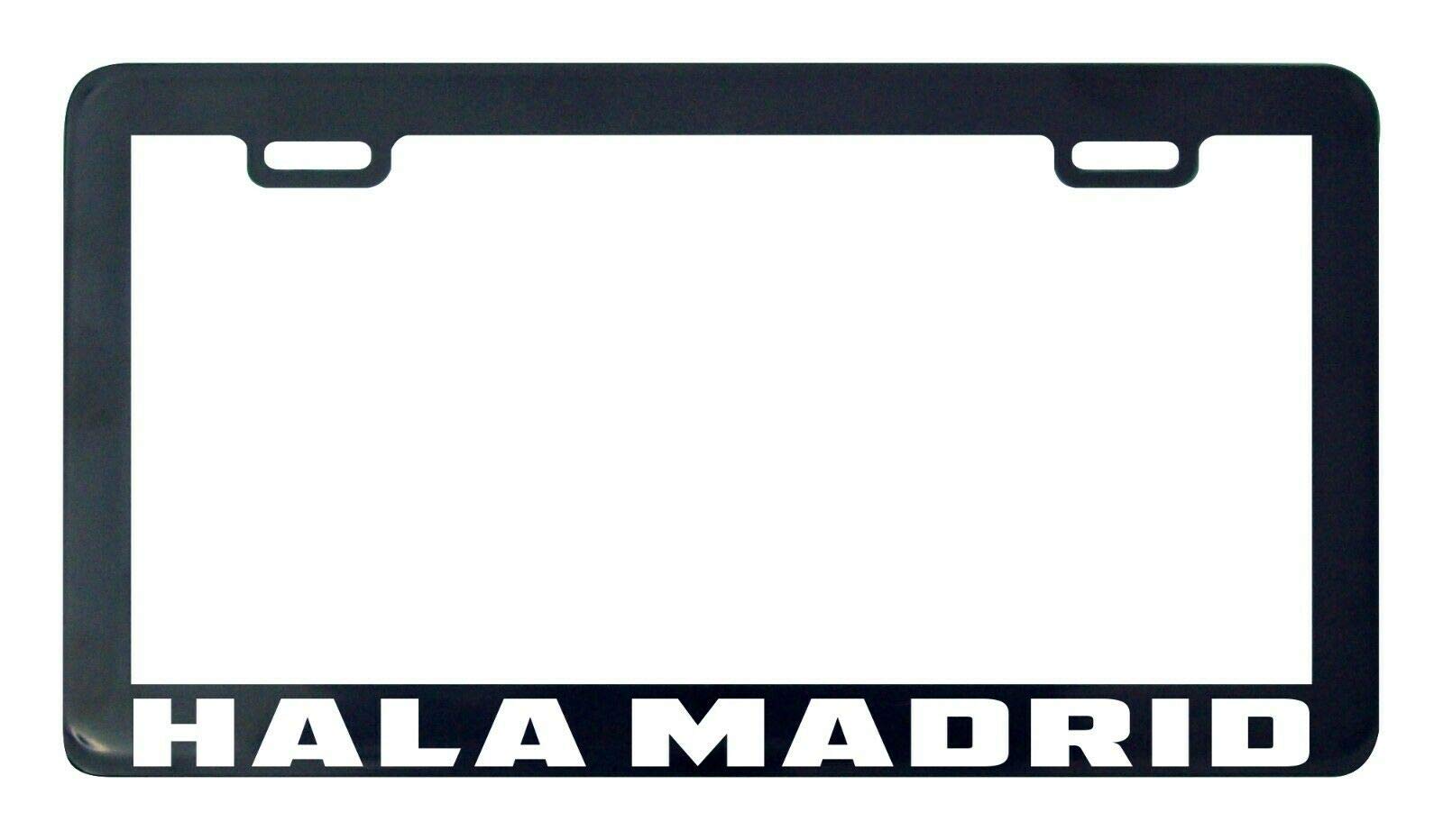 Real Madrid License Plate Frame Holder - Officially Licensed Hala Madrid Car Accessory for Fans - Perfect for Cars, Trucks & Tailgating