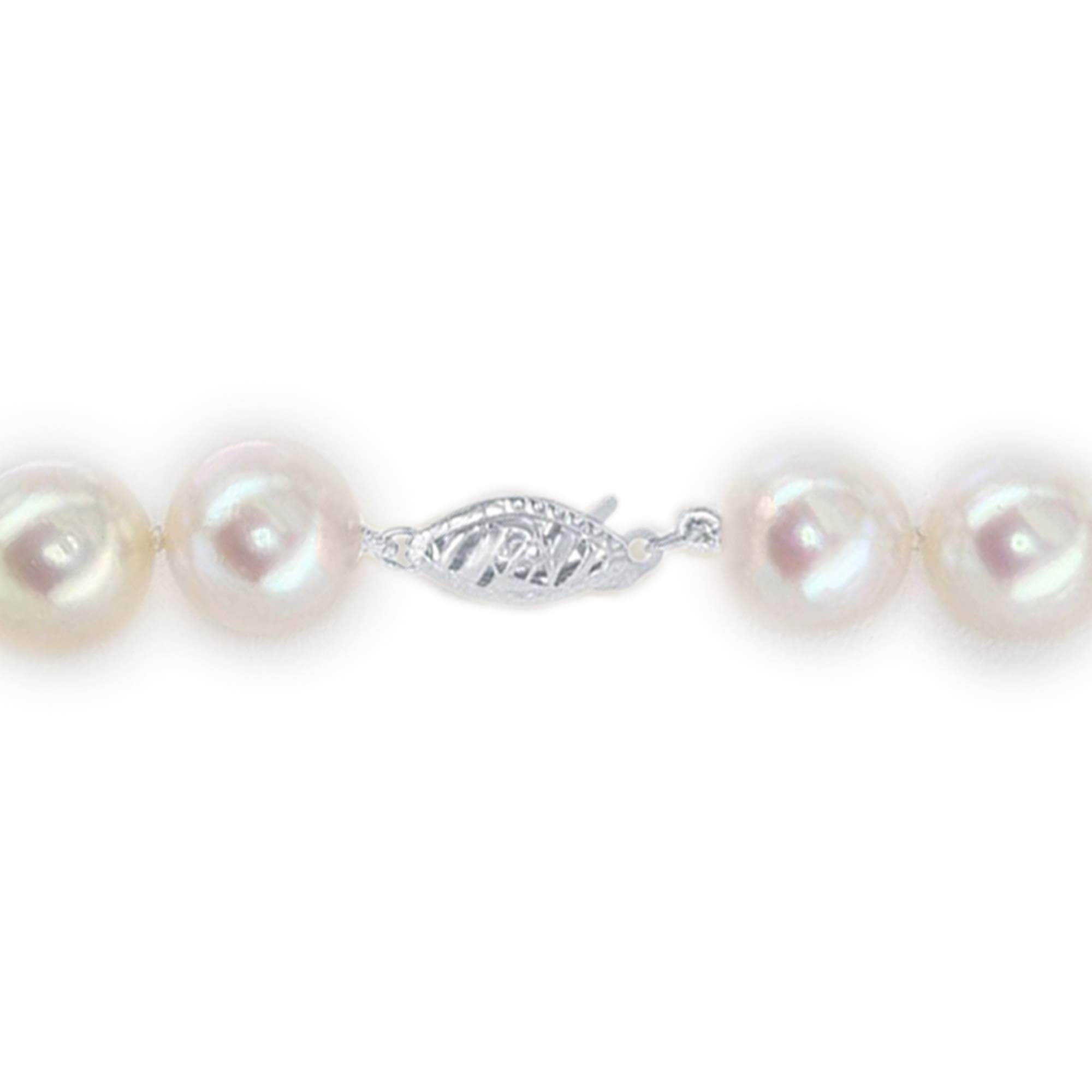 Sterling Silver Pearl Necklace - 18
