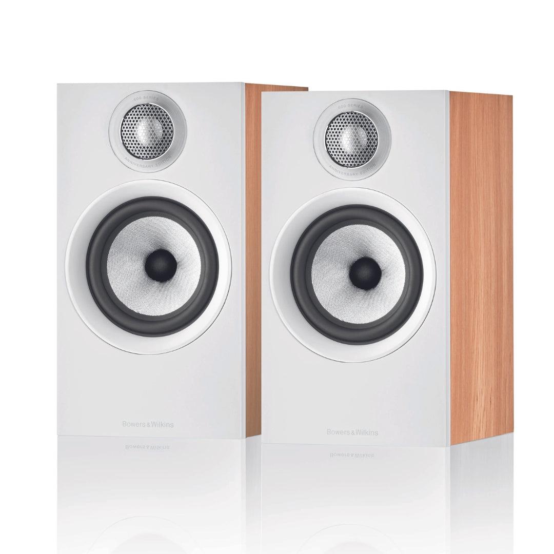 Bowers & Wilkins 607 S2 Anniversary Edition Bookshelf Speakers (Pair) - Premium HiFi Audio for Home Theater & Music Listening - B Stock Discount