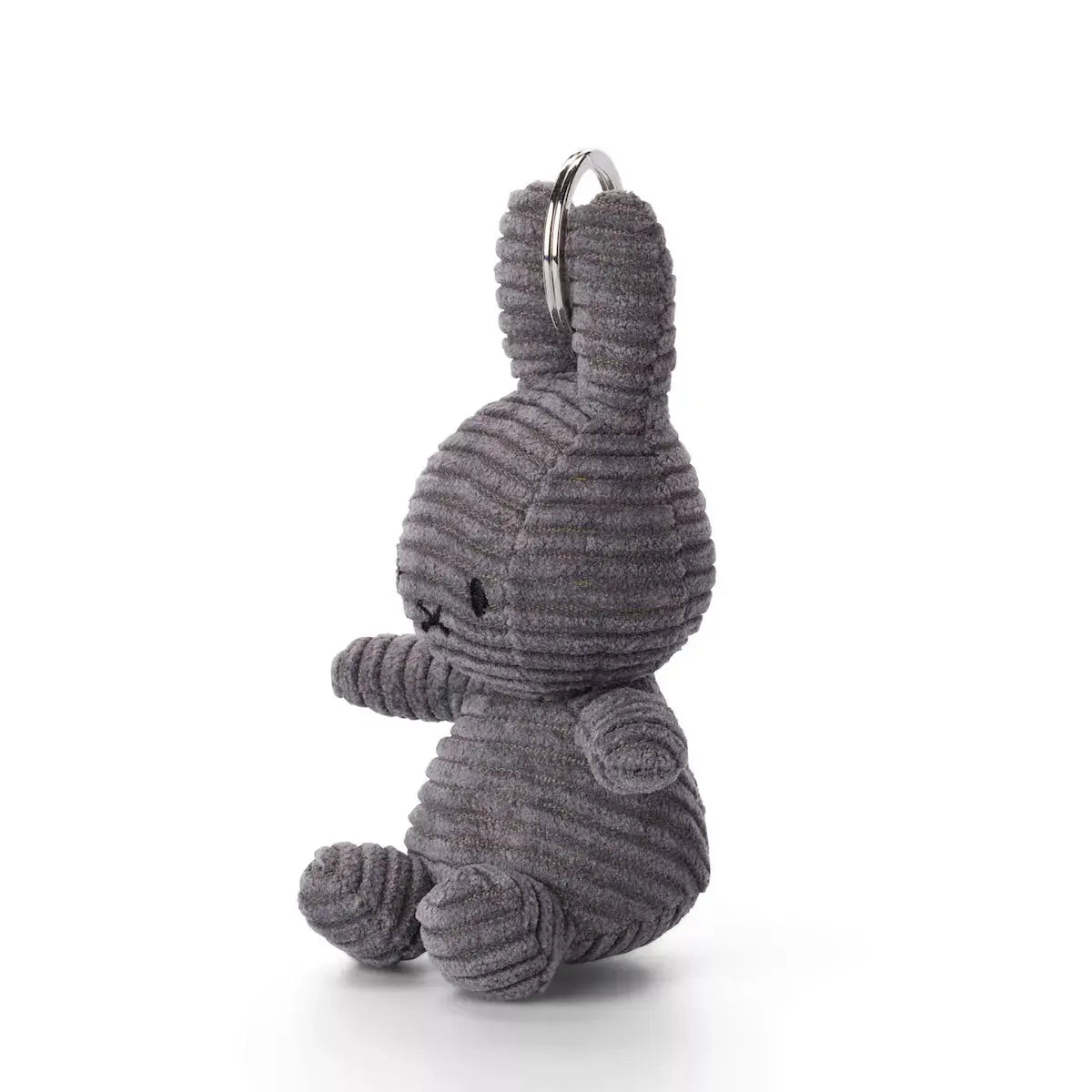 Cute Miffy Corduroy Keychain - Adorable Rabbit Plush Keyring for Bags, Backpacks & Gifts - Perfect for Kids, Teens & Anime Fans