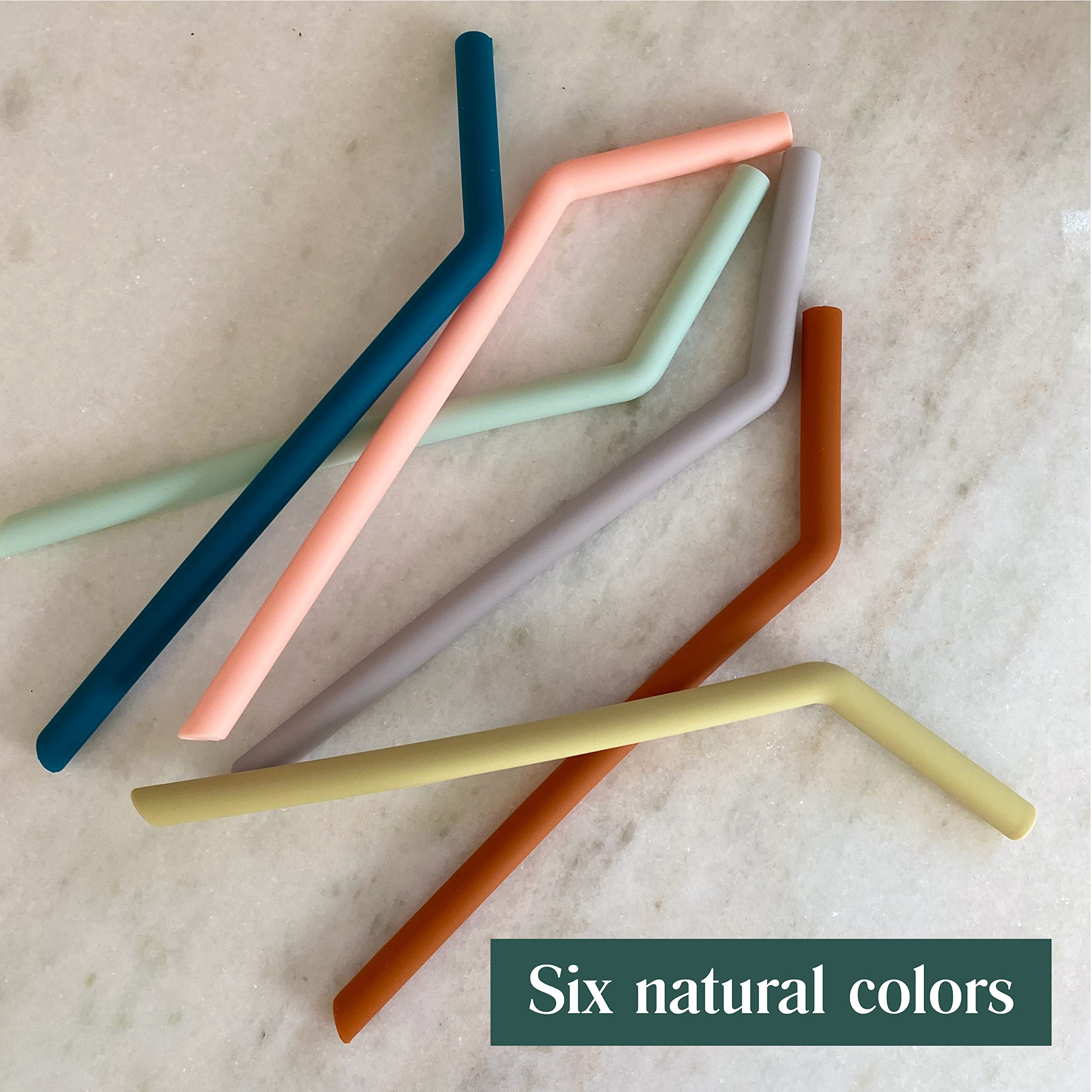 Premium Silicone Straws - BPA Free Reusable Bendy Straws for Kids & Adults - 10-inch Multicolor - Perfect for Smoothies & Drinks