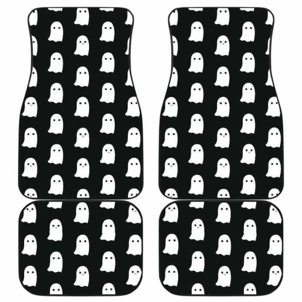 Boo Halloween Car Floor Mats - Non-Slip Custom Fit for Vehicles - Perfect for Halloween Decor & Party Car Accessories