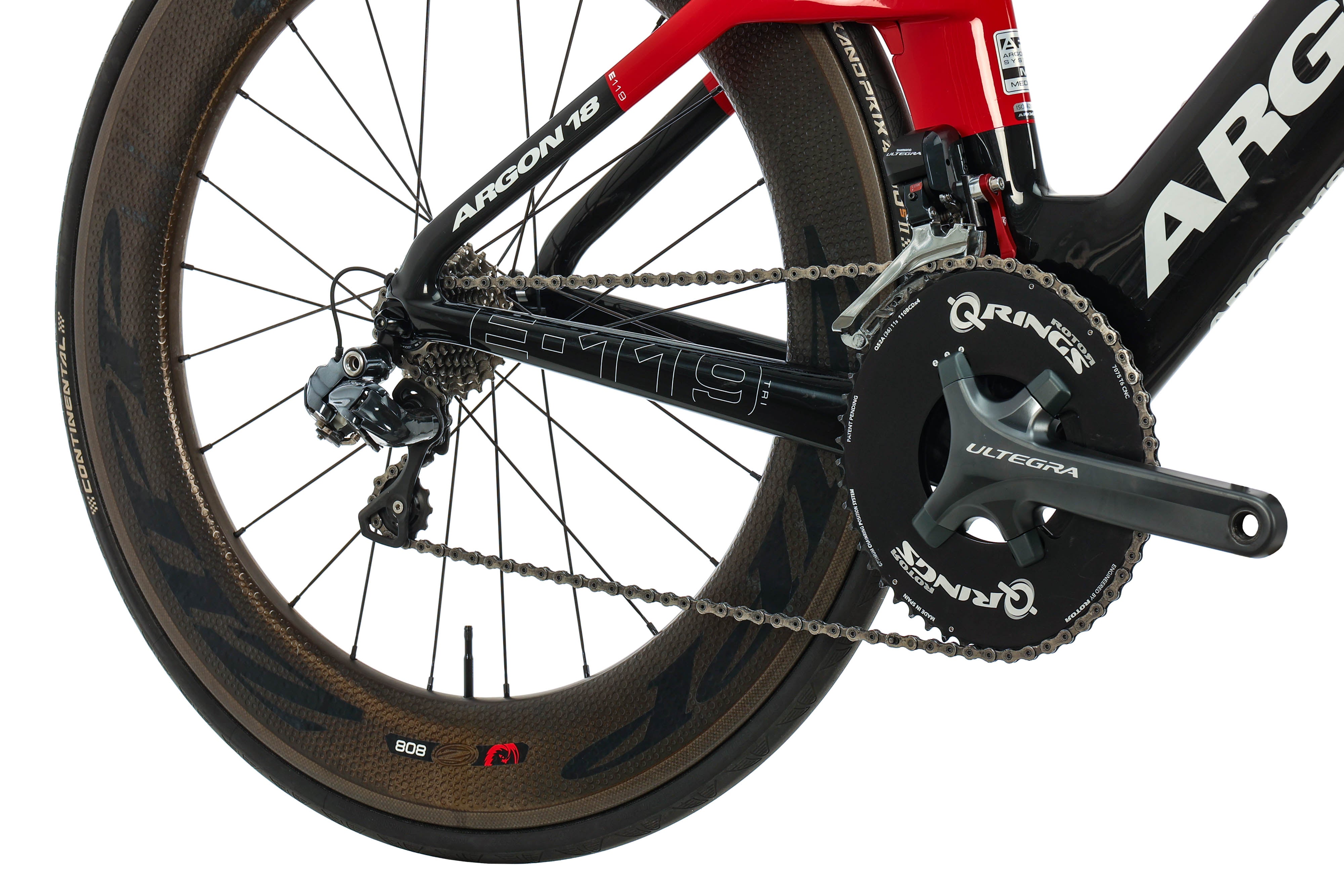 Argon 18 E-119 Tri Triathlon Bike 2018 - Medium Size | Premium Carbon Frame, Aero Design for Competitive Racing | Ideal for Ironman, Time Trials & Endurance Events