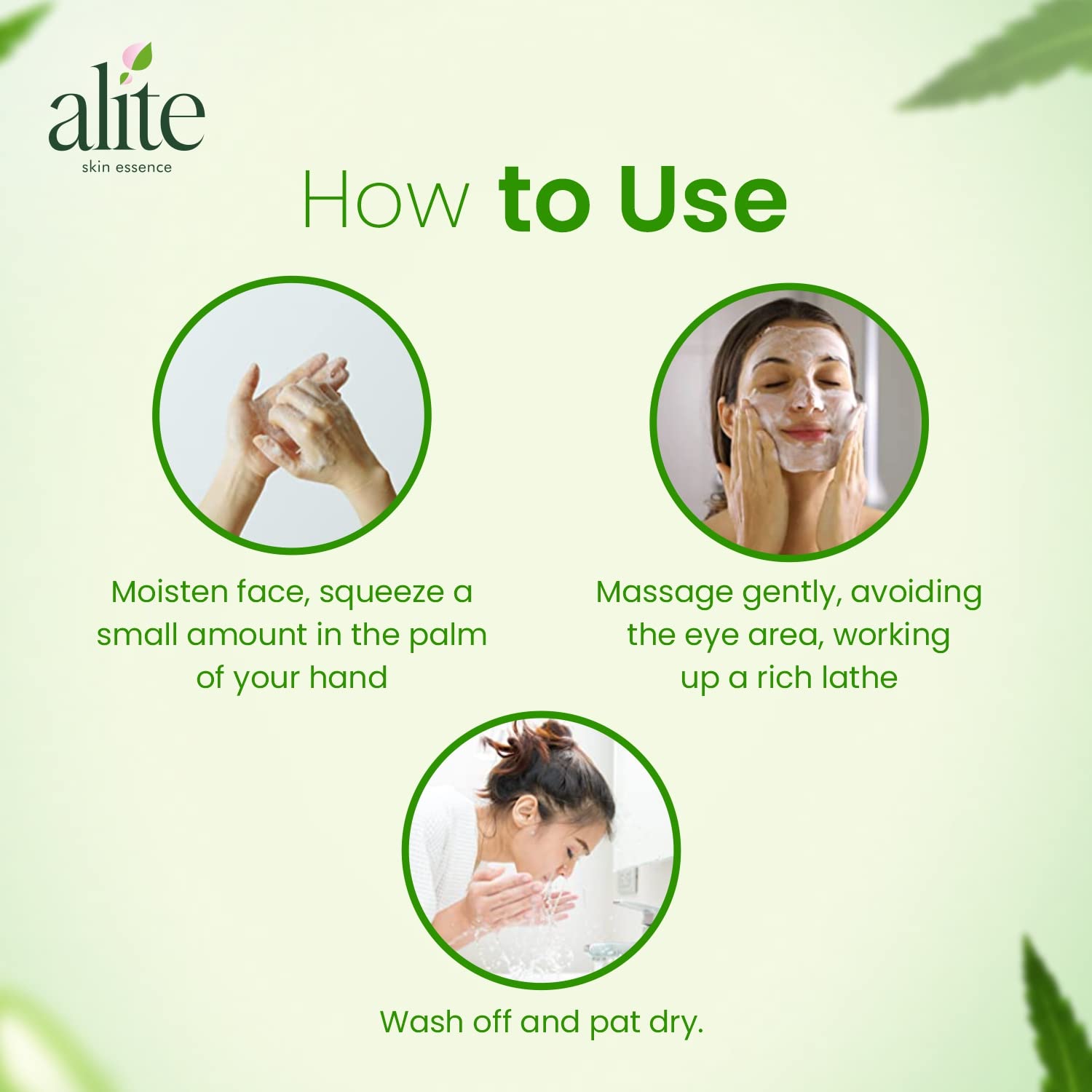 Alite Anti Acne Skin Care Combo Pack - 4 Natural Herbal Products: Neem & Aloe Vera Soap (2x75g) + Face Wash (2x70g) | Paraben-Free, Skin Purifying Treatment for Acne-Prone Skin | Gentle Formula for Clear, Glowing Complexion | Perfect for Daily Skincare Routine & Teen Acne Care