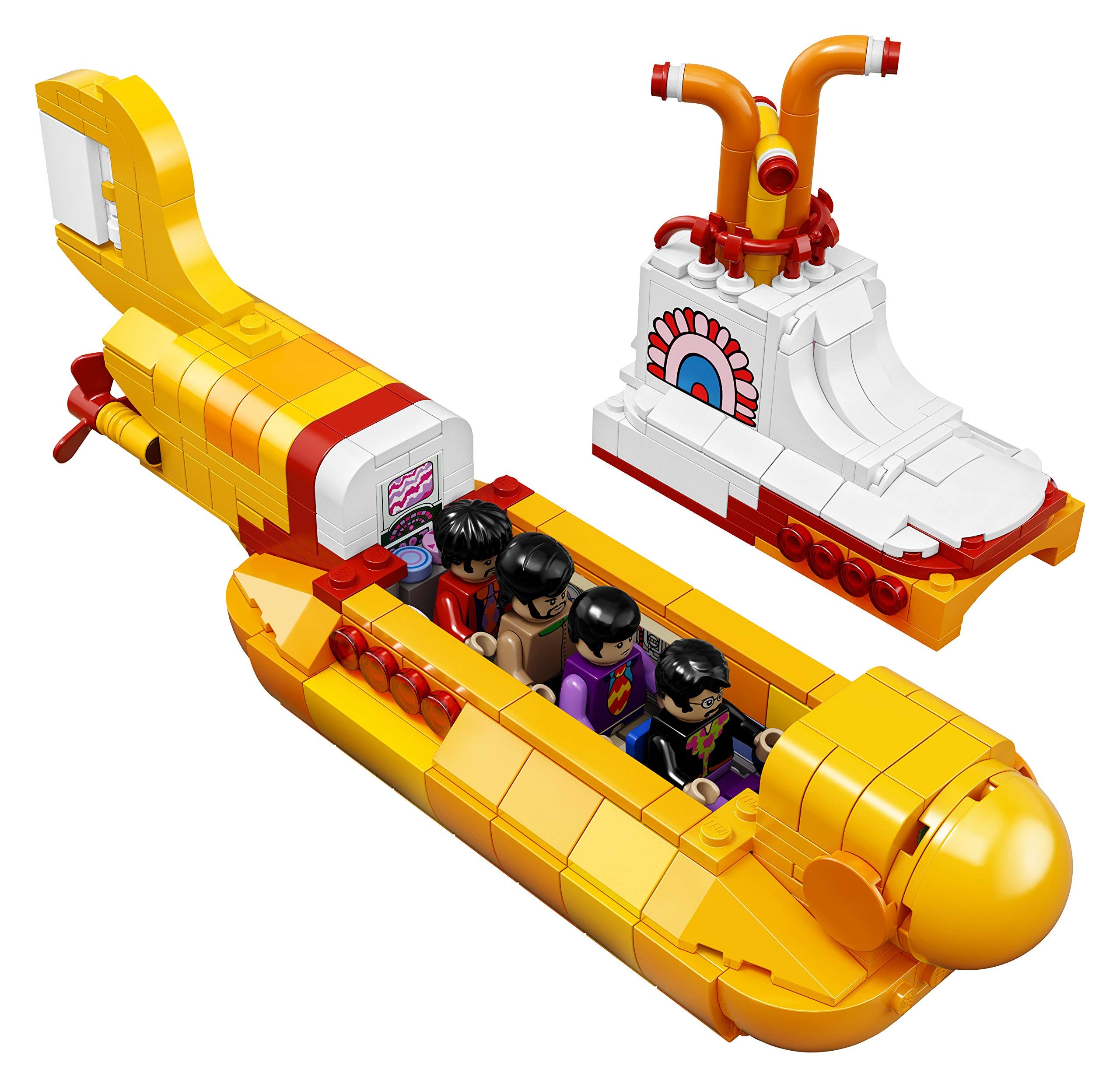 LEGO Ideas Yellow Submarine Building Set (21306) - 553-Piece Beatles-Themed Construction Toy for Adults & Kids - Perfect Gift for LEGO Collectors and Music Fans - Great for Display, Play, and Creative Building Projects