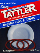 Tattler Reusable Canning Jar Lids - BPA-Free Plastic Lids for Mason Jars - Perfect for Home Canning, Food Preservation & DIY Projects - Ideal for Jams, Pickles, Sauces & More
