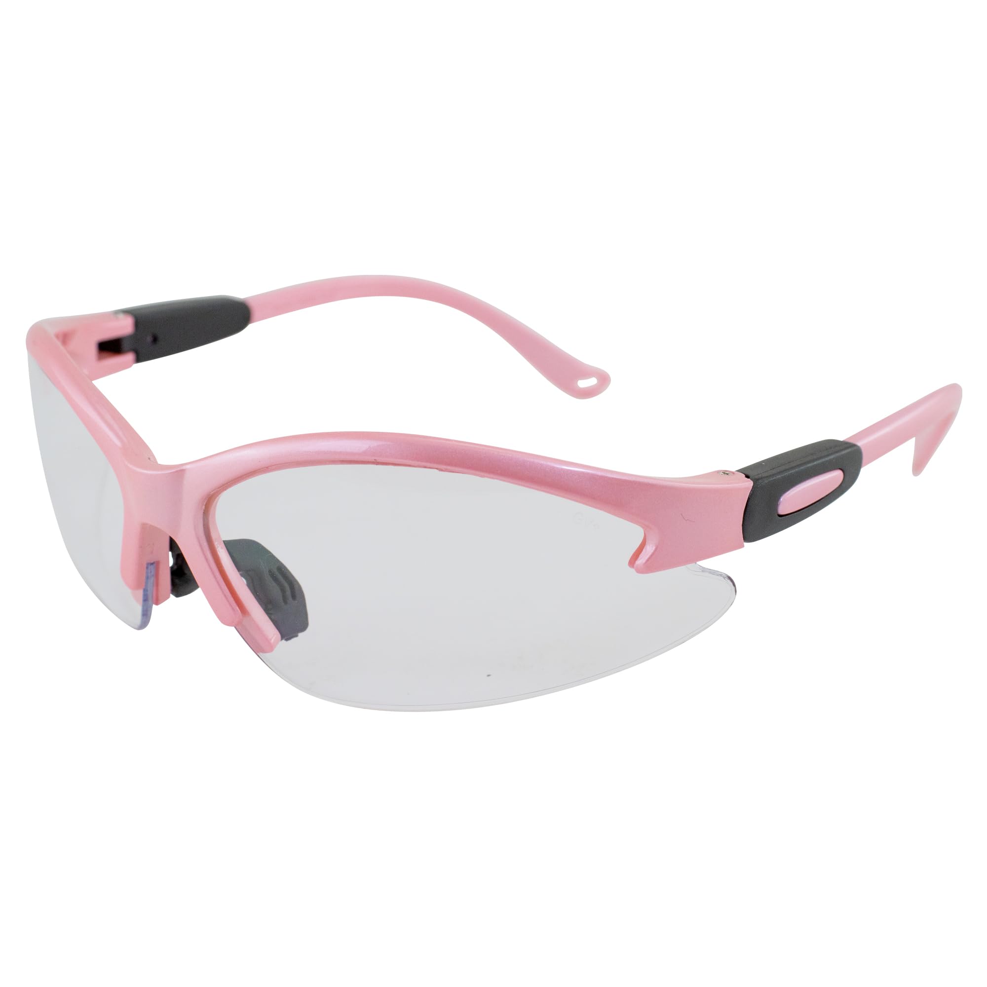 Cougar Safety Glasses for Nurses, Dental & Shooting - Light Pink Frame for Women & Men | Work & Outdoor Use