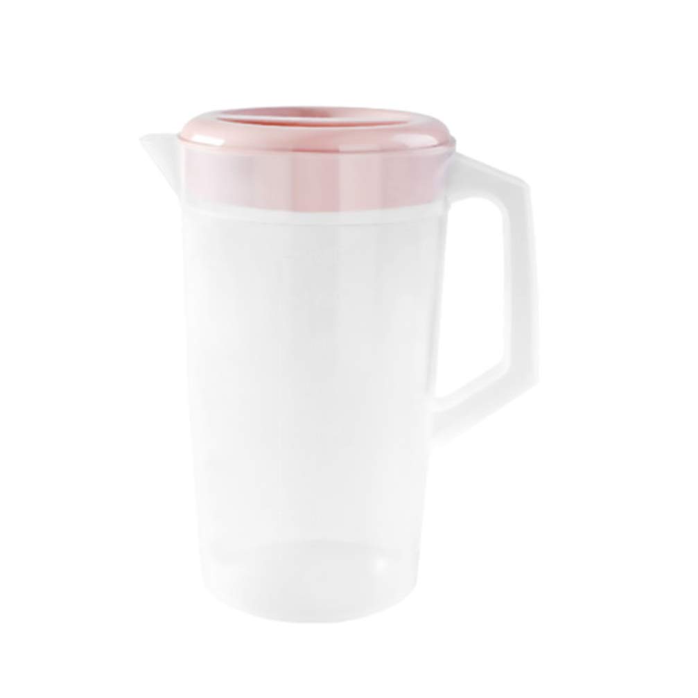 Large Capacity Insulated Water Pitcher with Lid - BPA-Free Plastic Cold & Hot Beverage Dispenser for Home, Kitchen, Restaurant, Office - Pink (Ideal for Iced Tea, Lemonade, Juice & Water Storage)