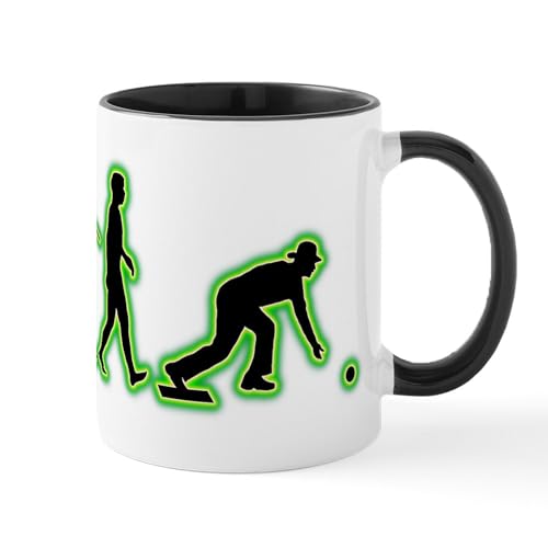 White/Black Inside - Lawn Bowling Mug