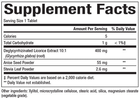 DGL Deglycyrrhizinated Licorice Root Extract 400mg Supplement for Heartburn & Digestive Support - Soothes Stomach Discomfort Naturally